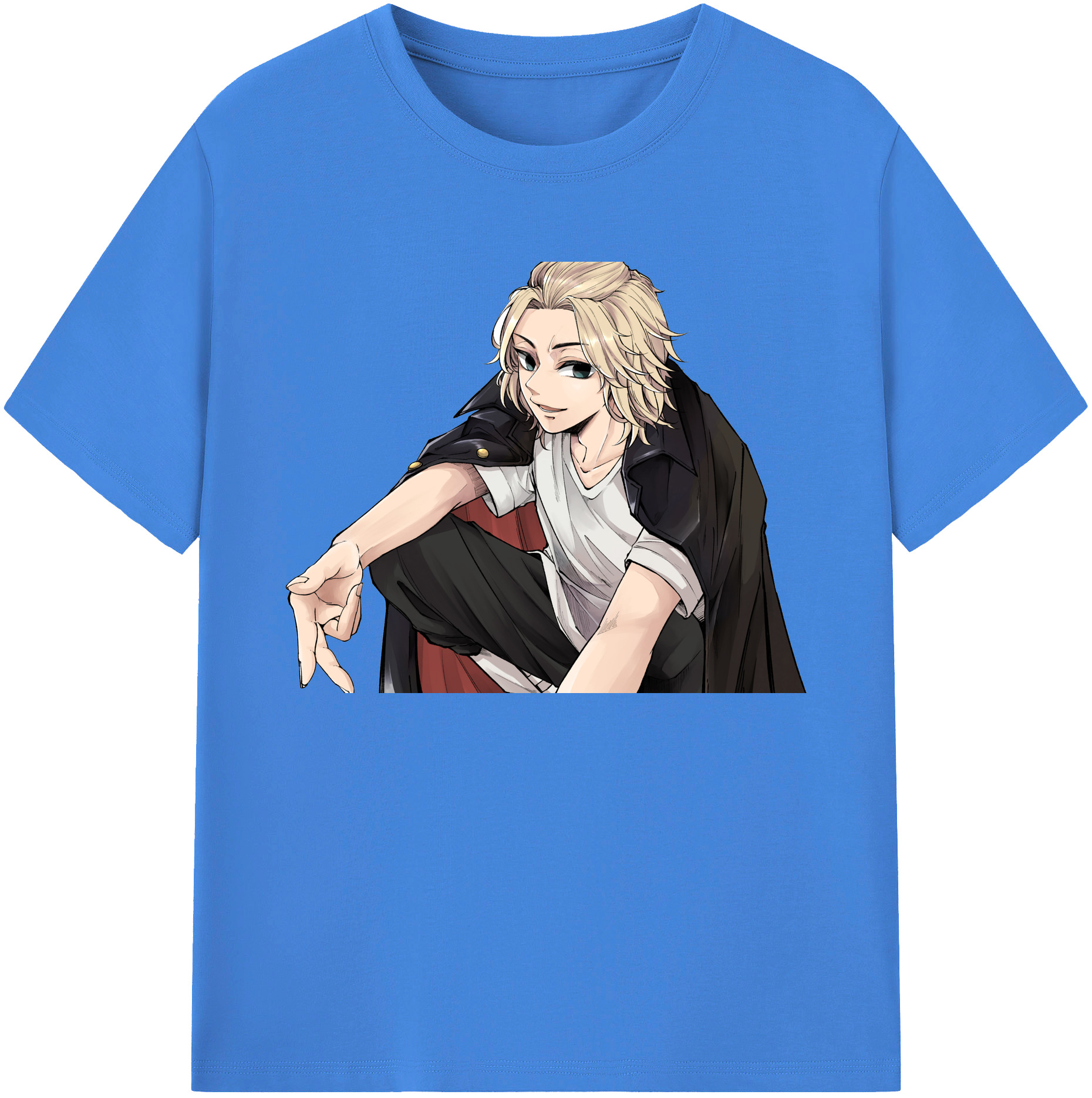 （画像用） 東京リベンジャーズ Tokyo Revengers 綿100％ メンズ半袖Tシャツ｜肌触りやわらか＆通気性