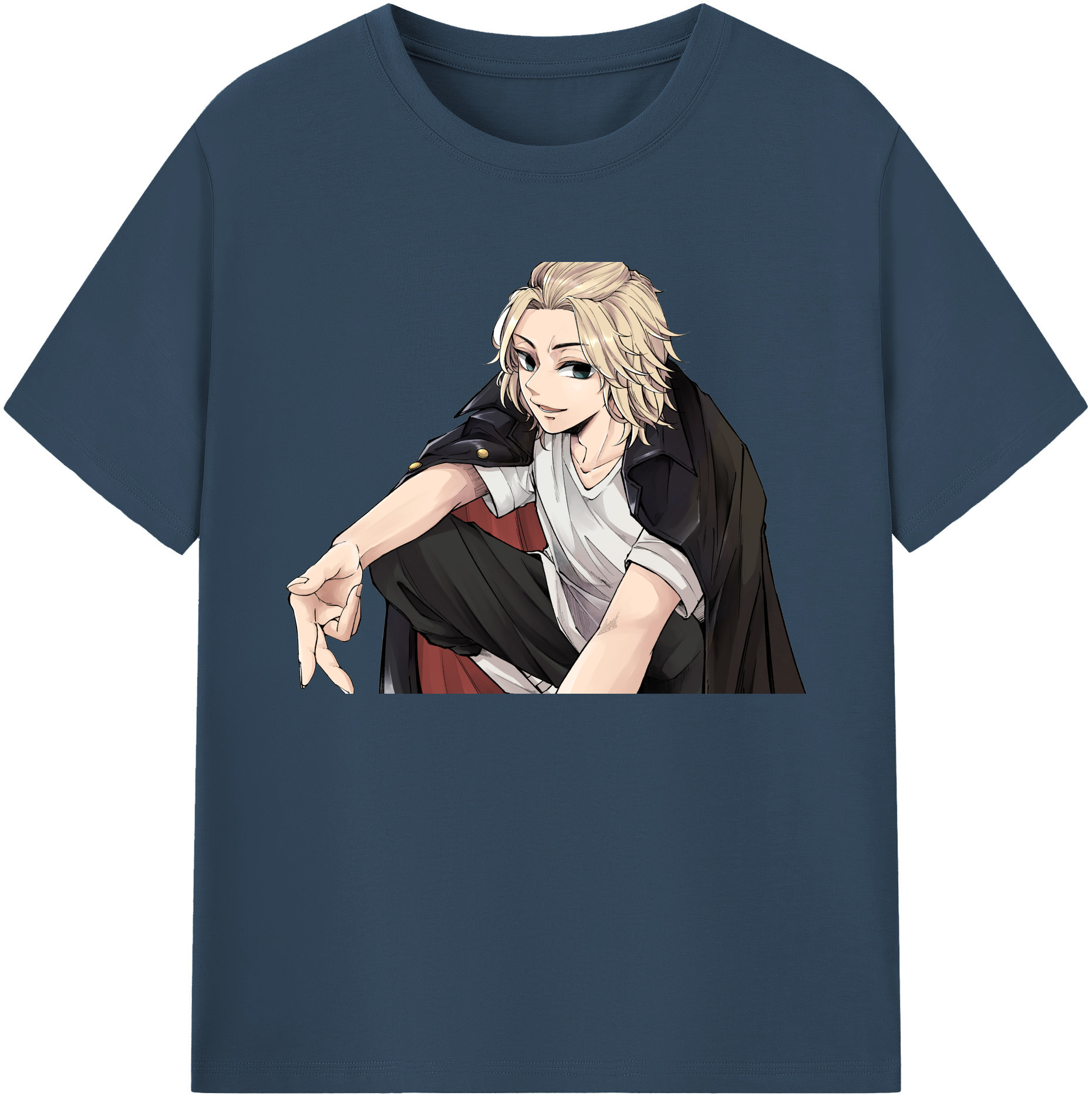 （画像用） 東京リベンジャーズ Tokyo Revengers 綿100％ メンズ半袖Tシャツ｜肌触りやわらか＆通気性