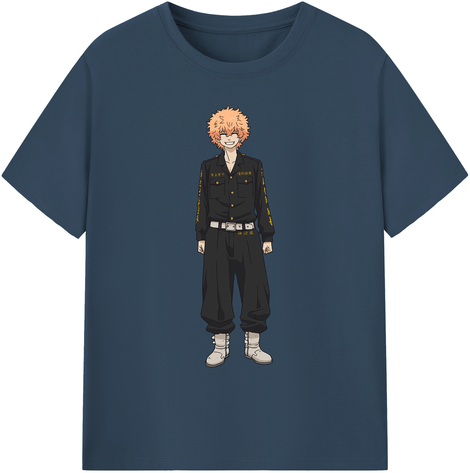 （画像用） 東京リベンジャーズ Tokyo Revengers 綿100％ メンズ半袖Tシャツ｜肌触りやわらか＆通気性