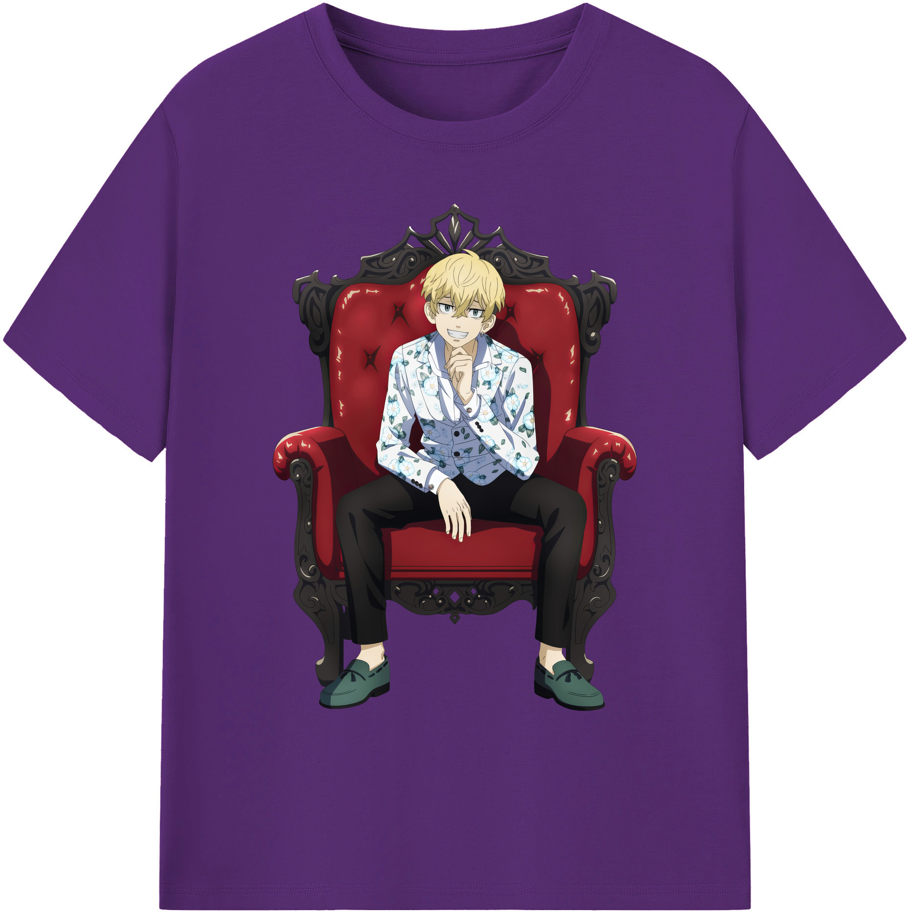 （画像用） 東京リベンジャーズ Tokyo Revengers 綿100％ メンズ半袖Tシャツ｜肌触りやわらか＆通気性