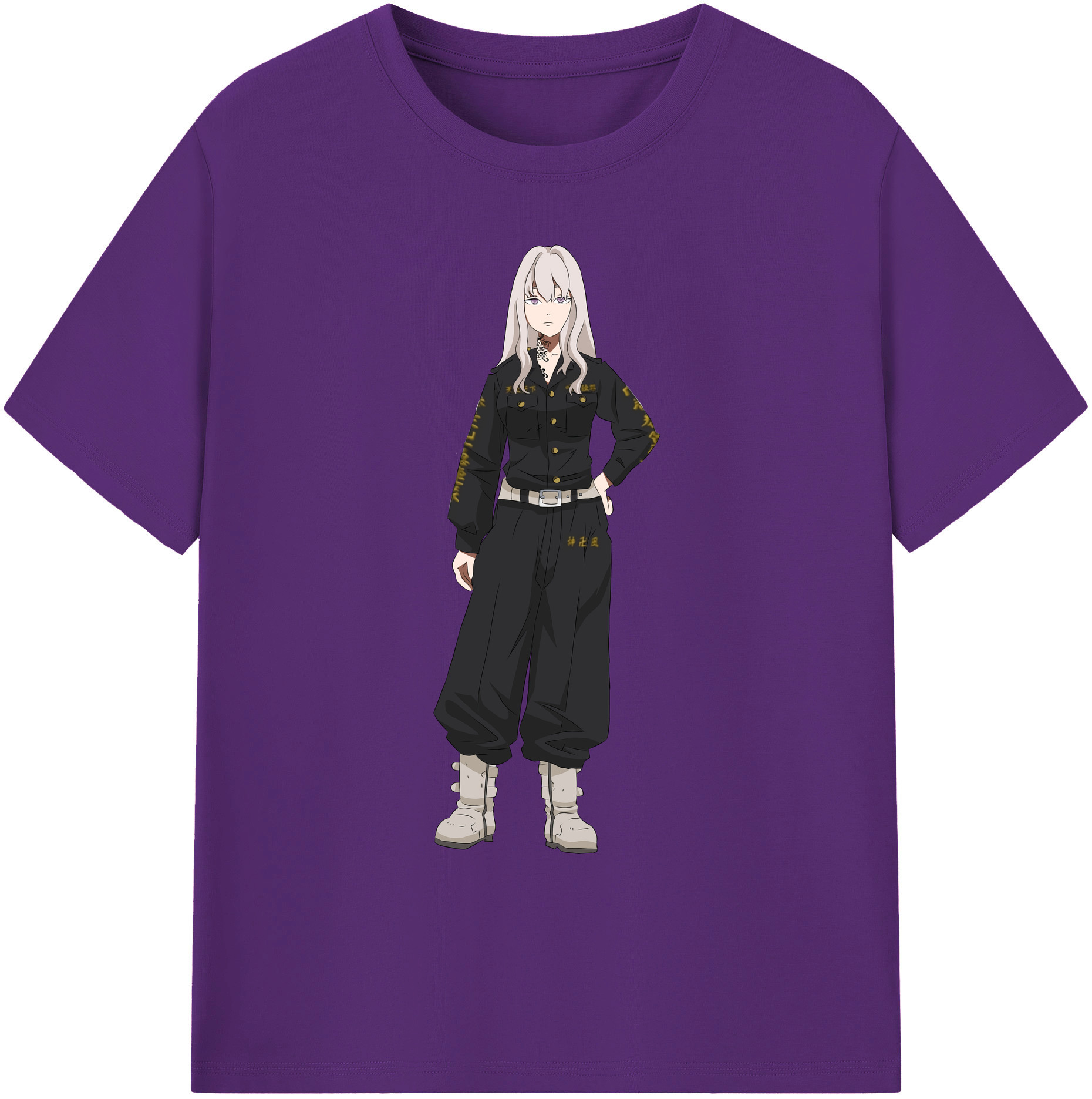 （画像用） 東京リベンジャーズ Tokyo Revengers 綿100％ メンズ半袖Tシャツ｜肌触りやわらか＆通気性