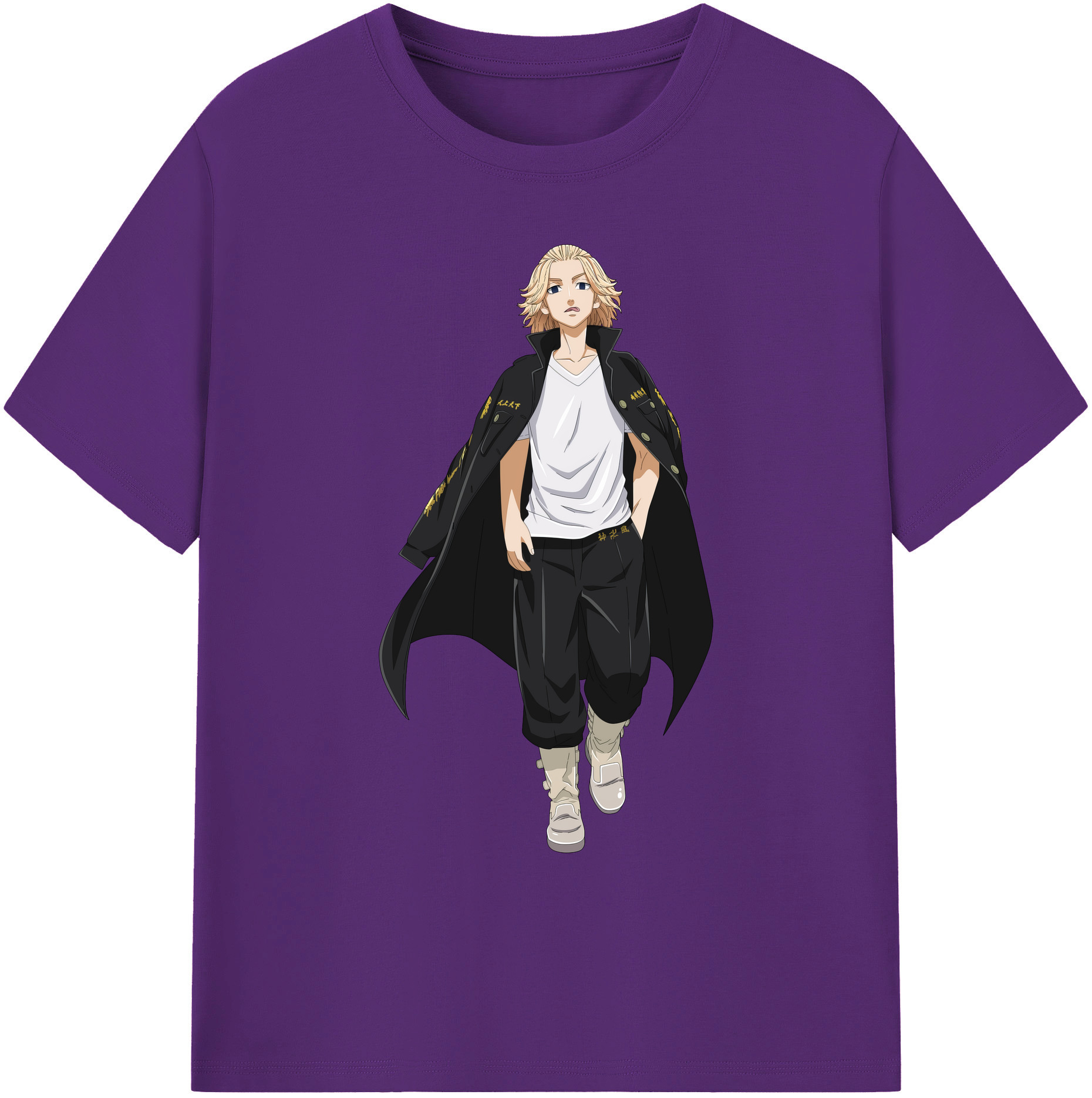 （画像用） 東京リベンジャーズ Tokyo Revengers 綿100％ メンズ半袖Tシャツ｜肌触りやわらか＆通気性