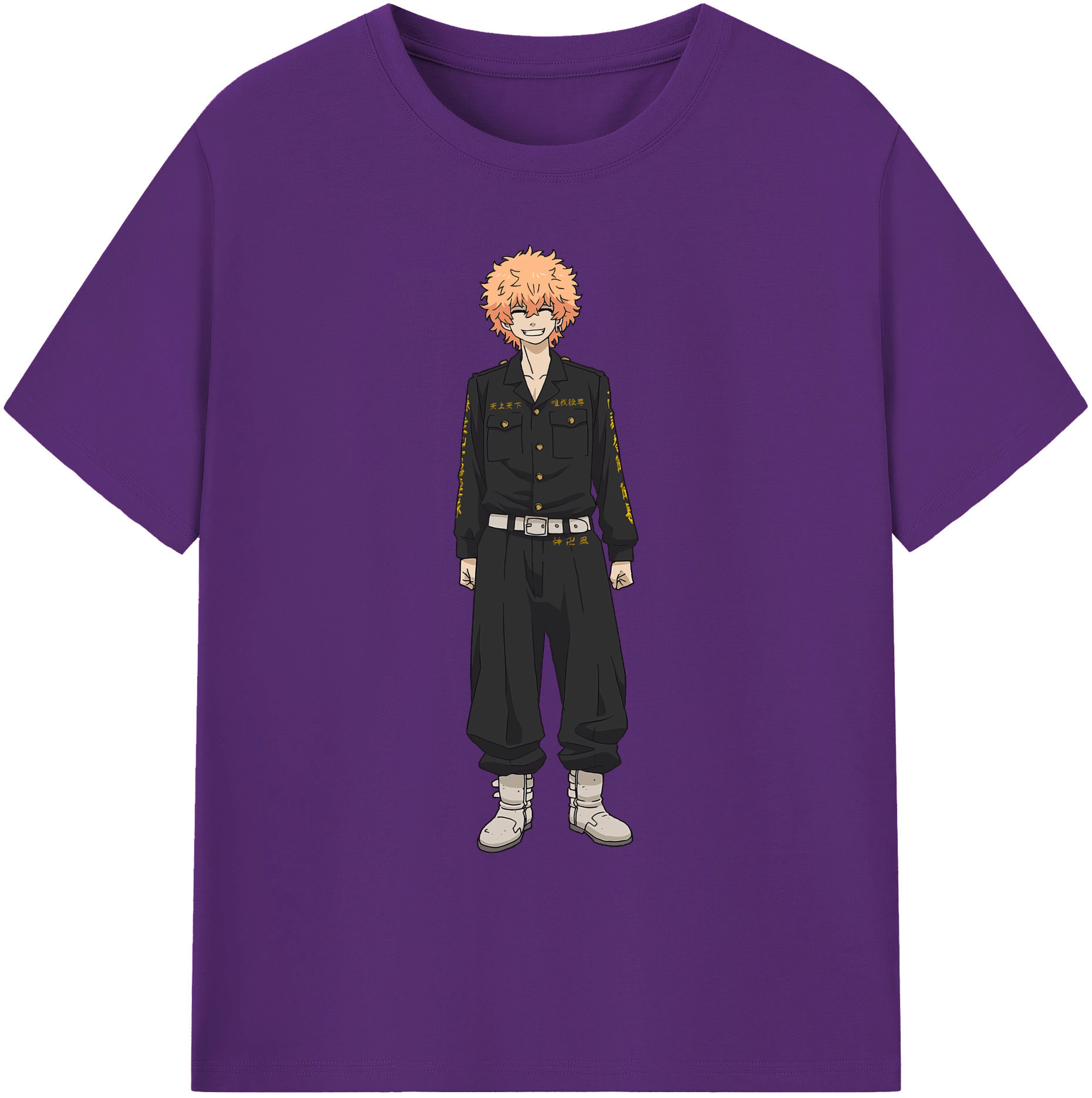 （画像用） 東京リベンジャーズ Tokyo Revengers 綿100％ メンズ半袖Tシャツ｜肌触りやわらか＆通気性