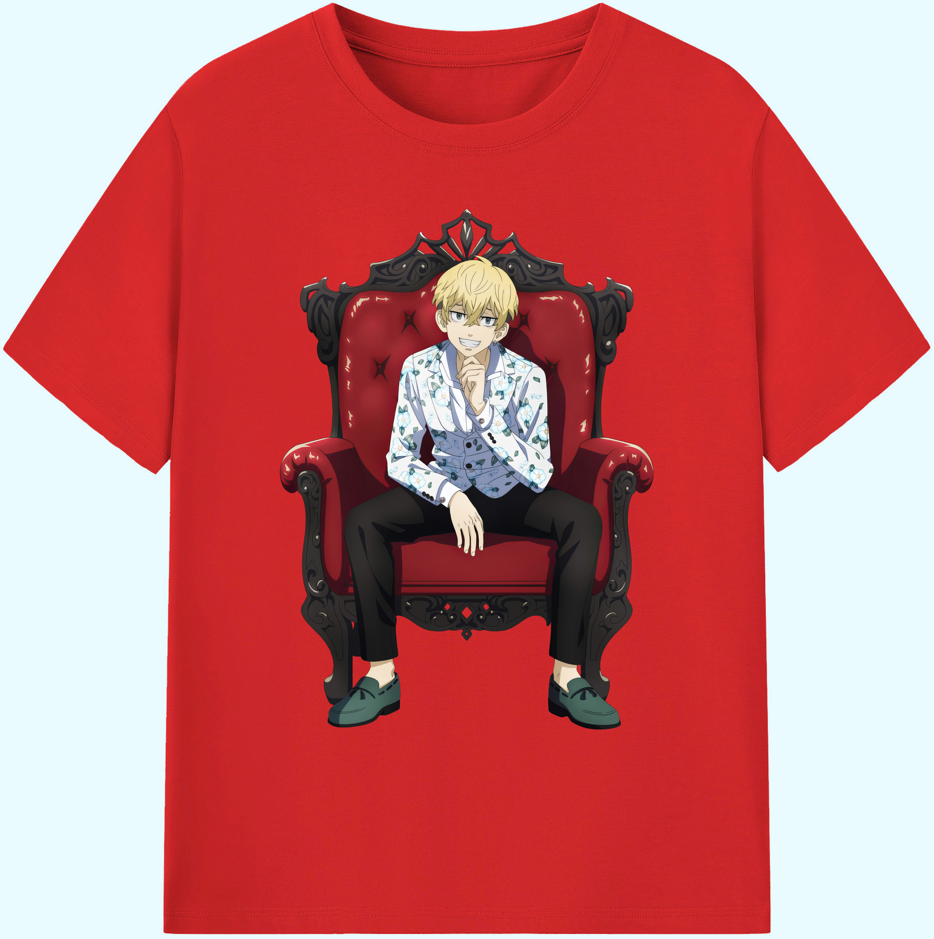 （画像用） 東京リベンジャーズ Tokyo Revengers 綿100％ メンズ半袖Tシャツ｜肌触りやわらか＆通気性