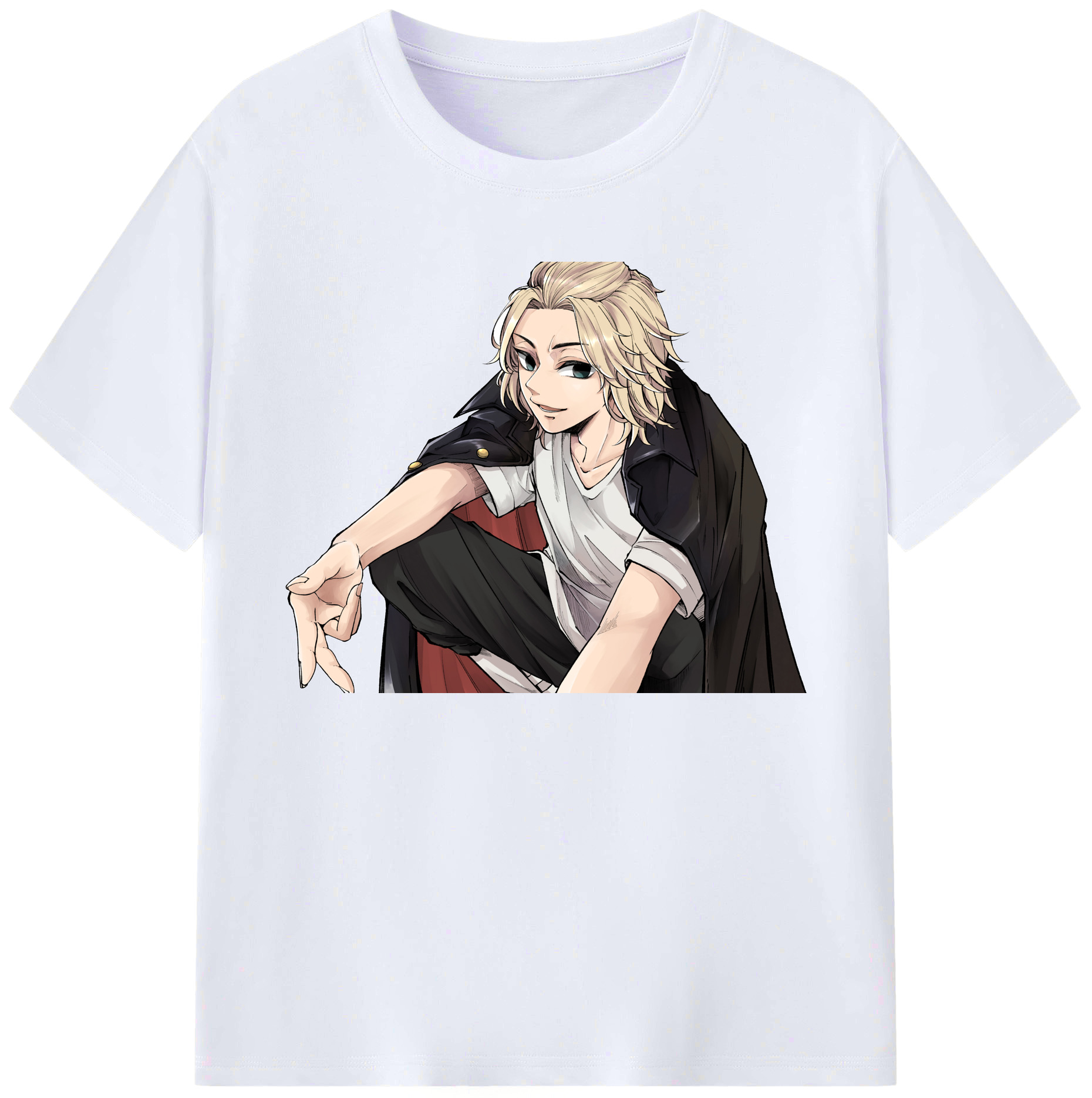（画像用） 東京リベンジャーズ Tokyo Revengers 綿100％ メンズ半袖Tシャツ｜肌触りやわらか＆通気性