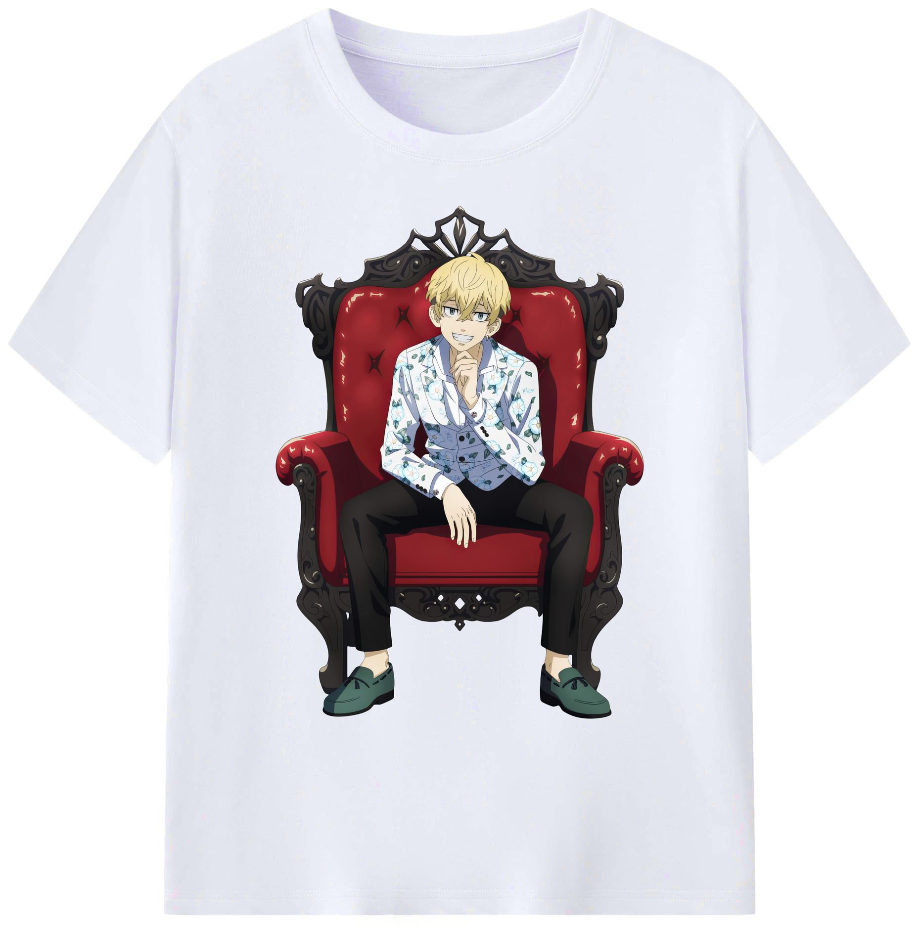 （画像用） 東京リベンジャーズ Tokyo Revengers 綿100％ メンズ半袖Tシャツ｜肌触りやわらか＆通気性