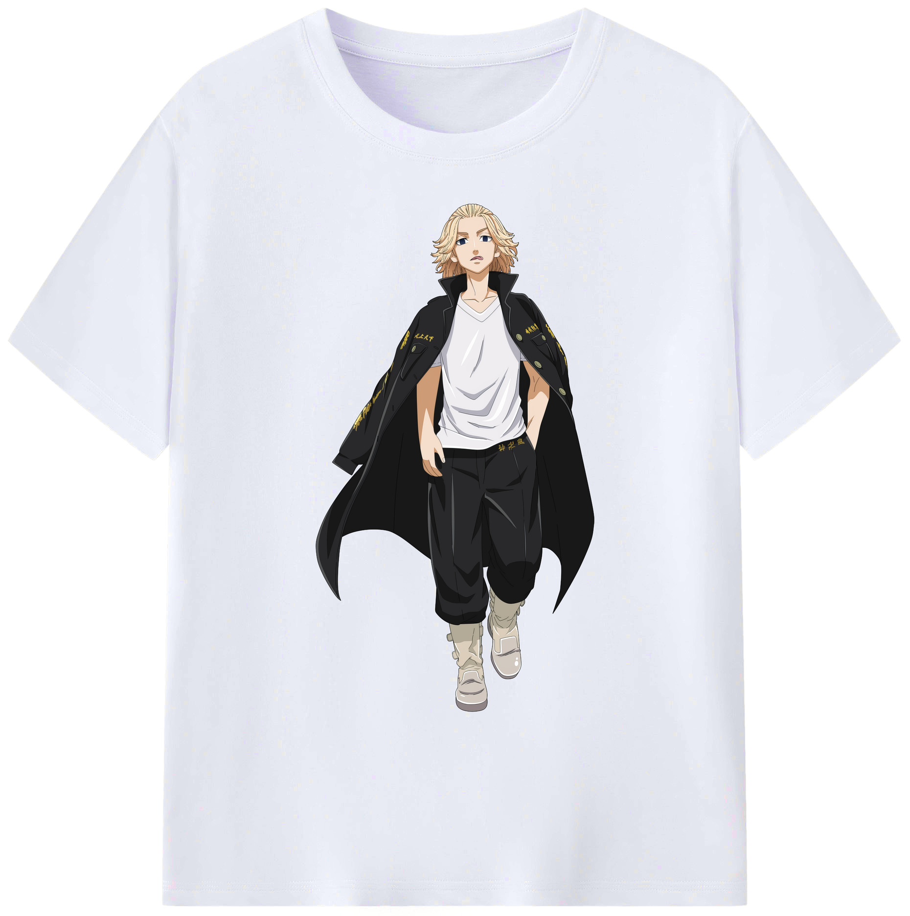 （画像用） 東京リベンジャーズ Tokyo Revengers 綿100％ メンズ半袖Tシャツ｜肌触りやわらか＆通気性