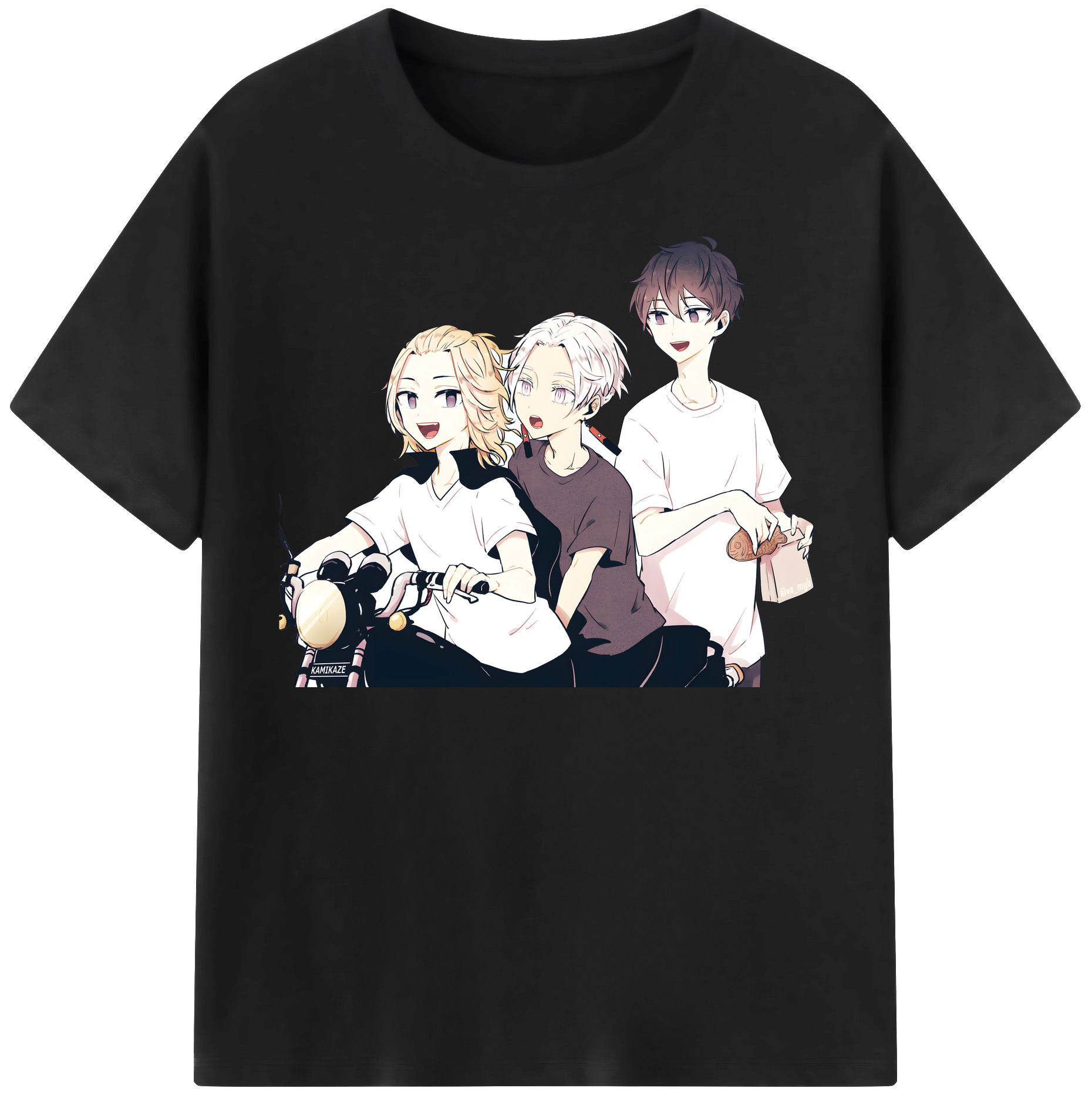 （画像用） 東京リベンジャーズ Tokyo Revengers レディースカジュアルプリントTシャツ（綿100％）