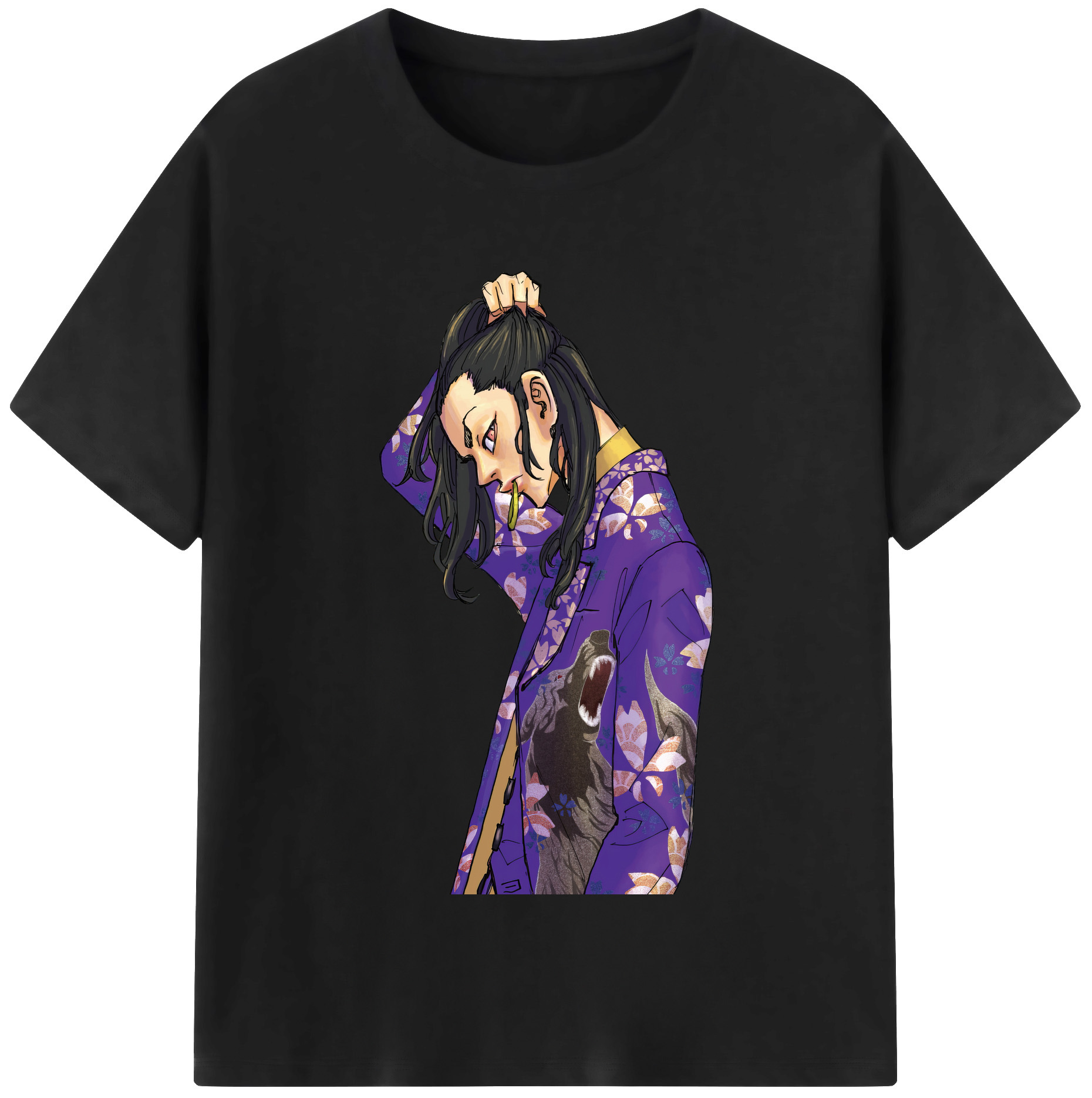 （画像用） 東京リベンジャーズ Tokyo Revengers レディースカジュアルプリントTシャツ（綿100％）