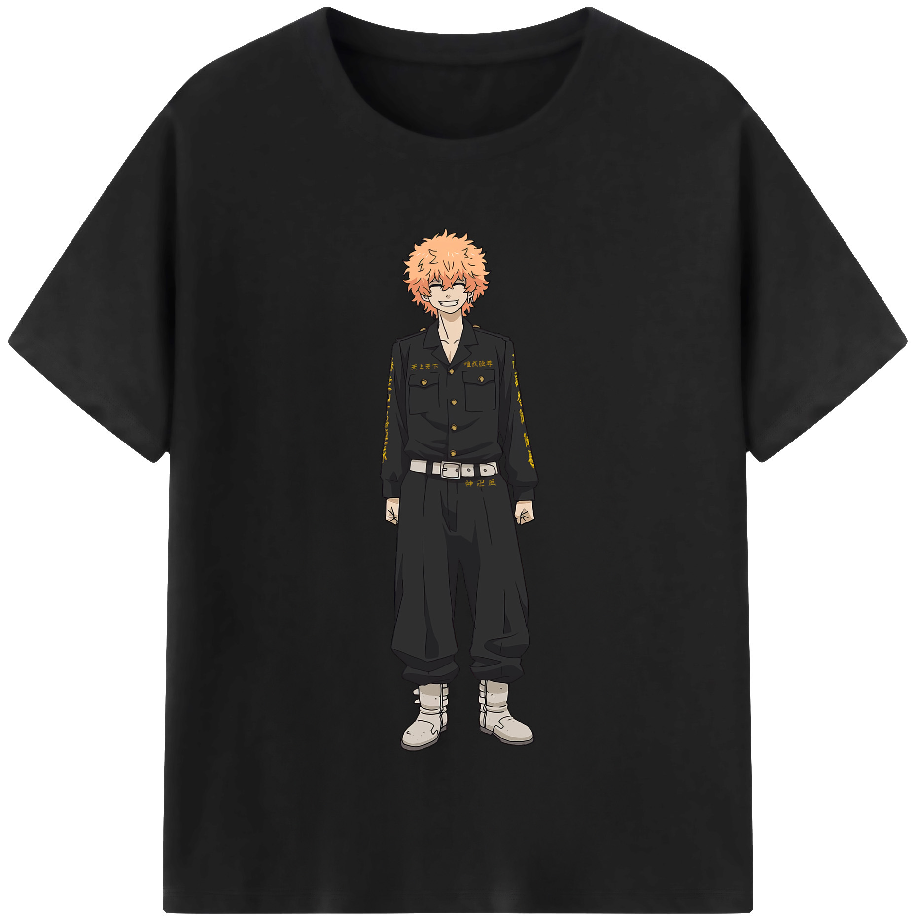 （画像用） 東京リベンジャーズ Tokyo Revengers レディースカジュアルプリントTシャツ（綿100％）