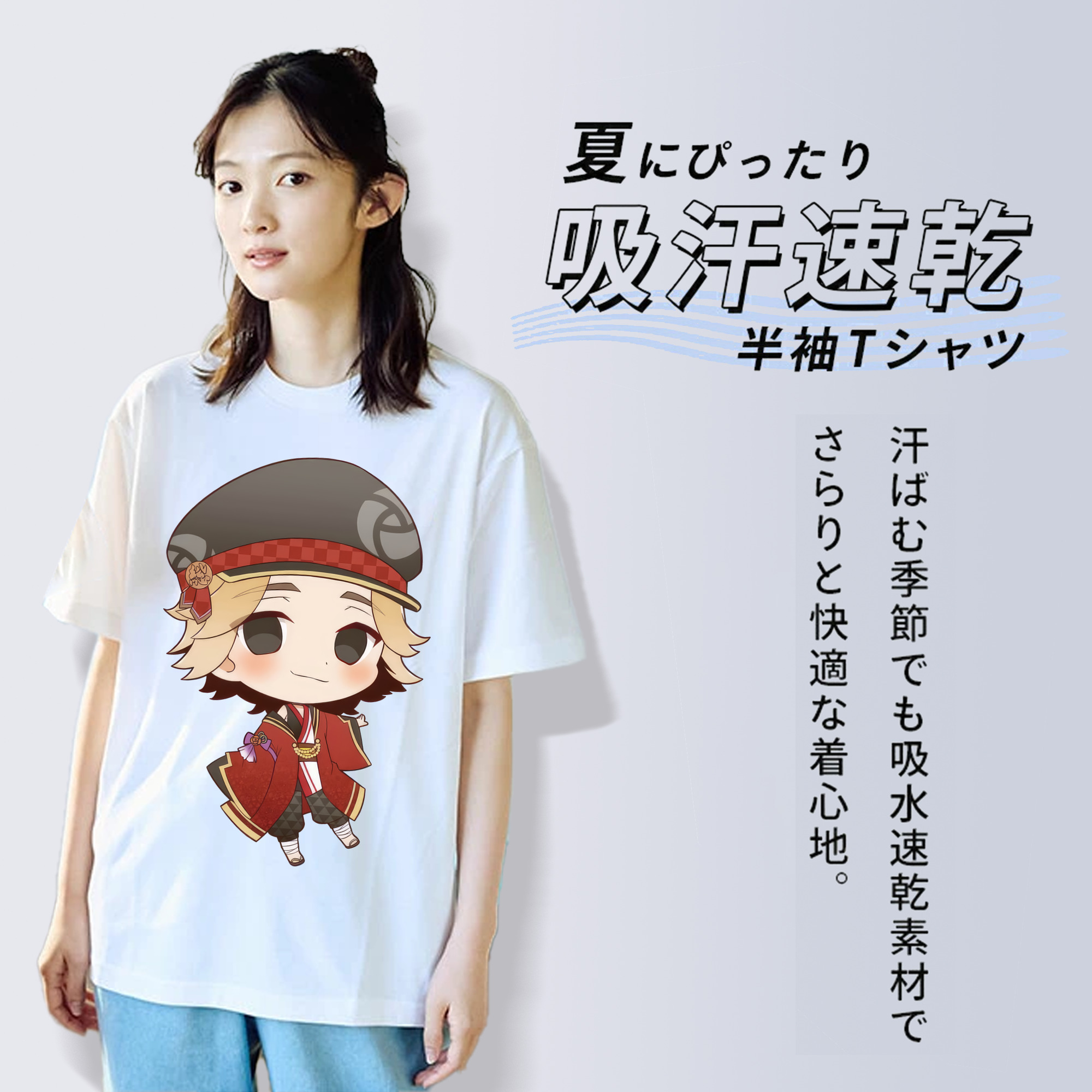 東京リベンジャーズ Tokyo Revengers レディースカジュアルプリントTシャツ（綿100％）