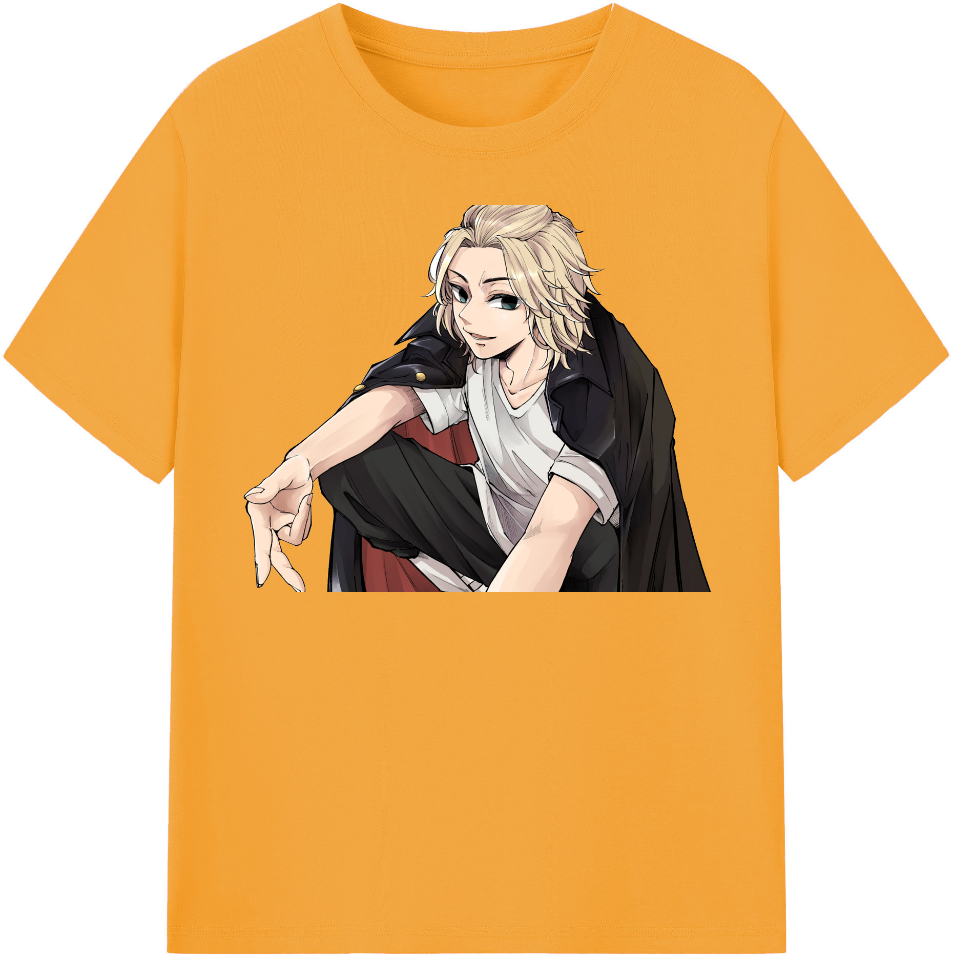 （画像用） 東京リベンジャーズ Tokyo Revengers レディースカジュアルプリントTシャツ（綿100％）