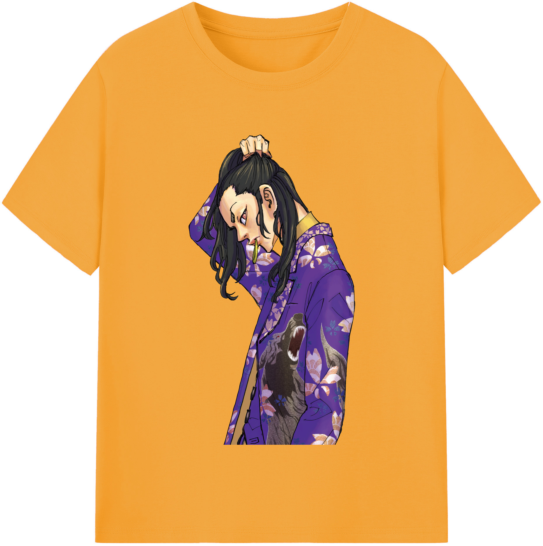 （画像用） 東京リベンジャーズ Tokyo Revengers レディースカジュアルプリントTシャツ（綿100％）
