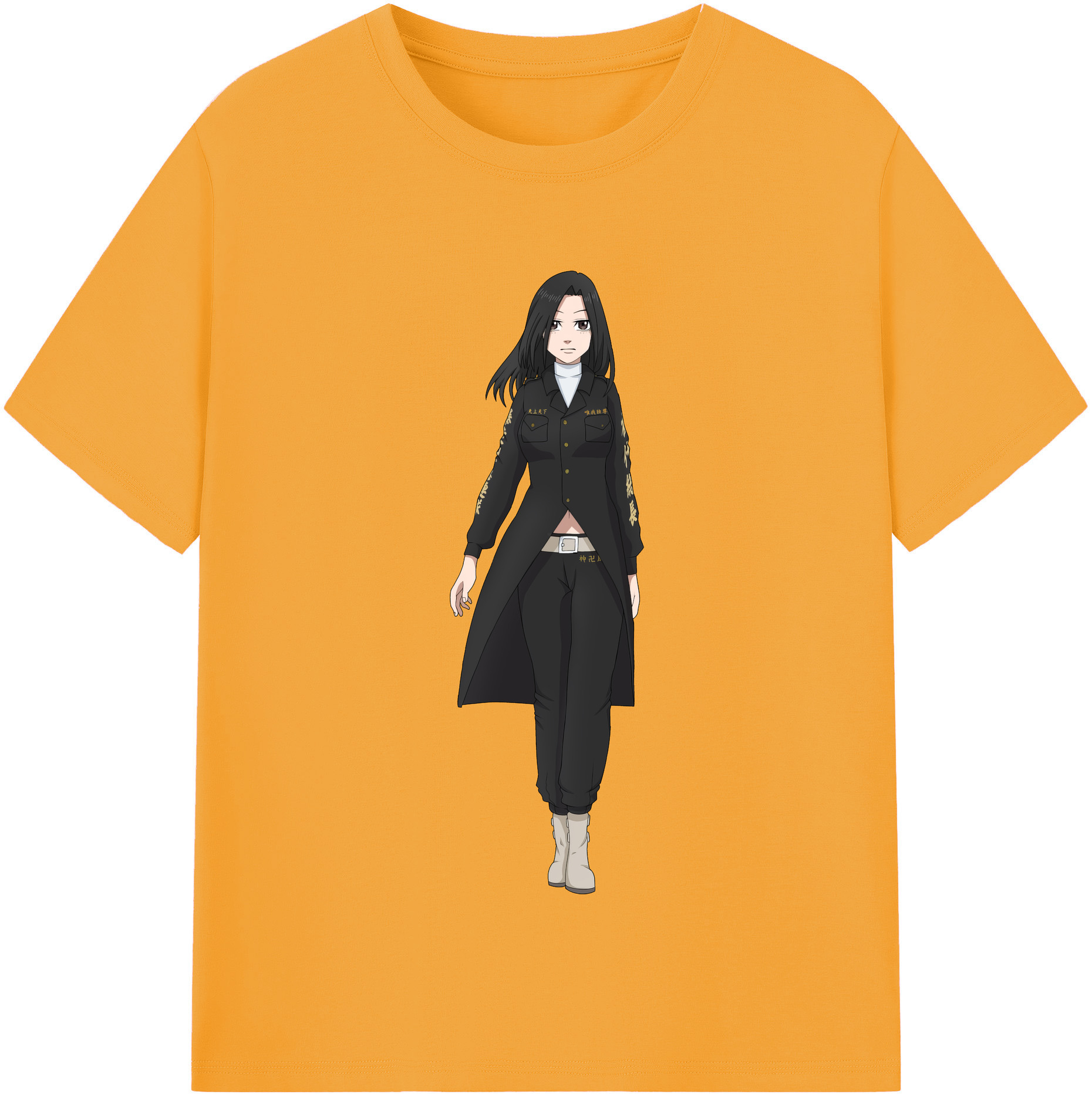 （画像用） 東京リベンジャーズ Tokyo Revengers レディースカジュアルプリントTシャツ（綿100％）