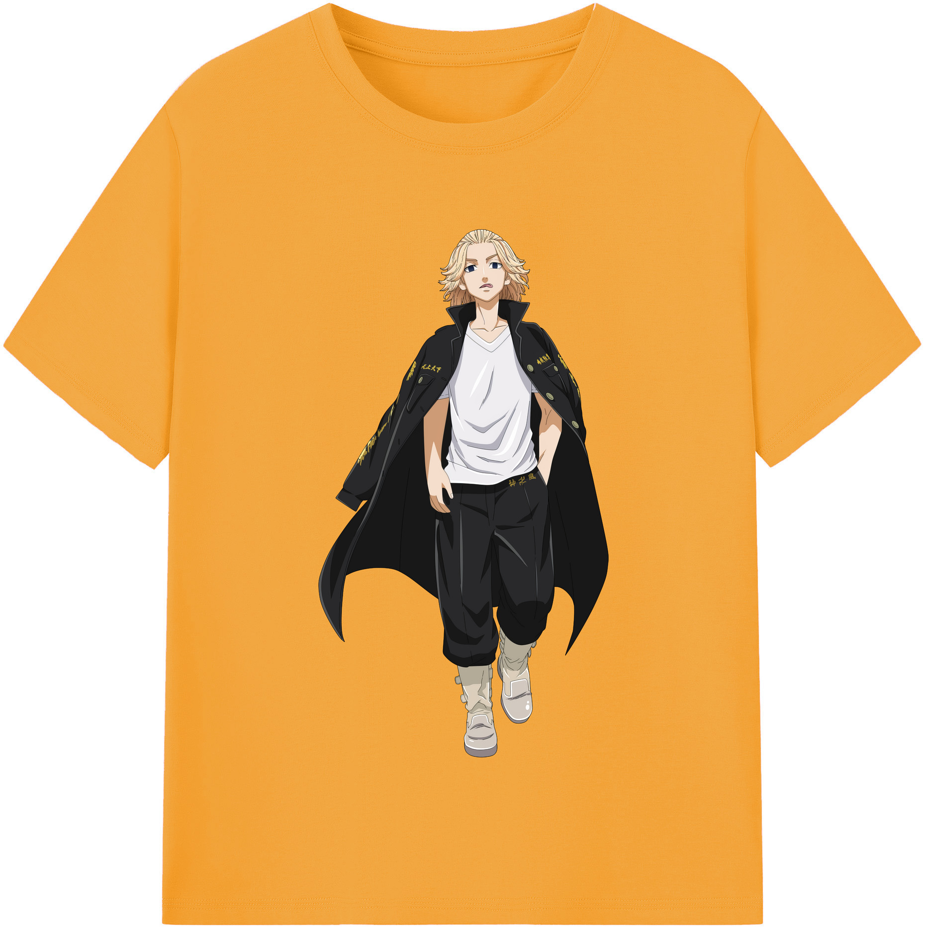 （画像用） 東京リベンジャーズ Tokyo Revengers レディースカジュアルプリントTシャツ（綿100％）