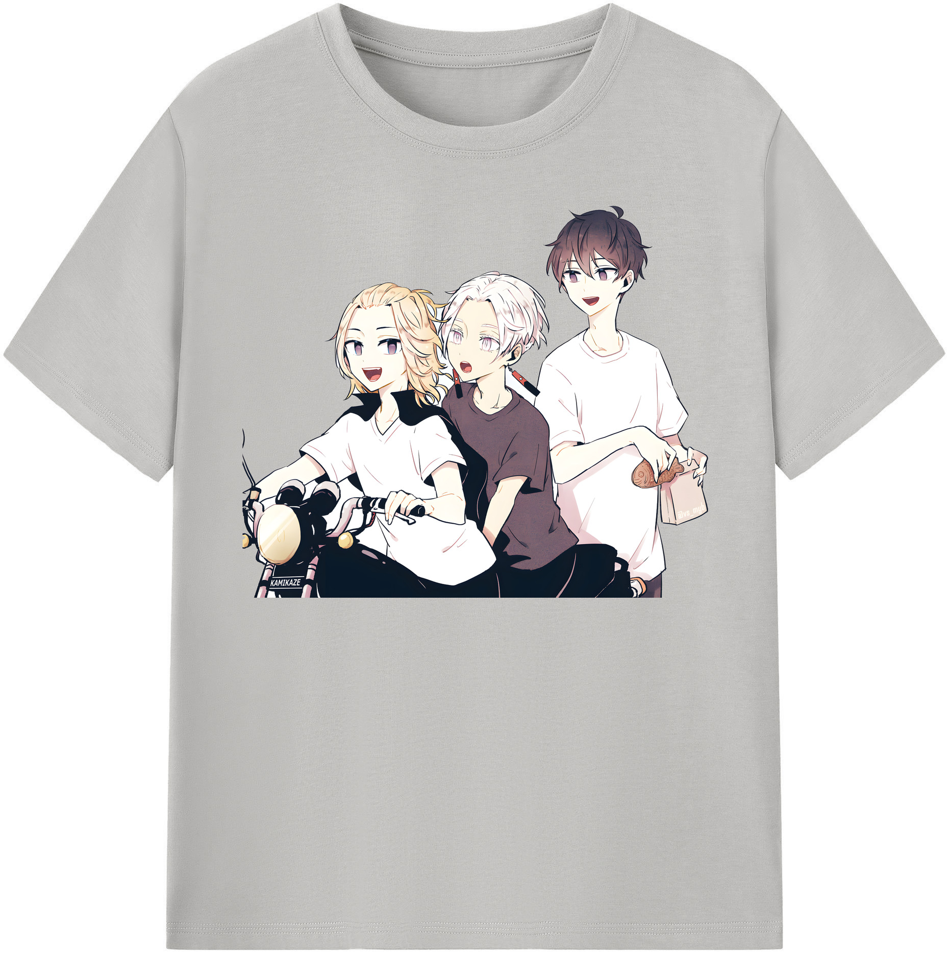 （画像用） 東京リベンジャーズ Tokyo Revengers レディースカジュアルプリントTシャツ（綿100％）