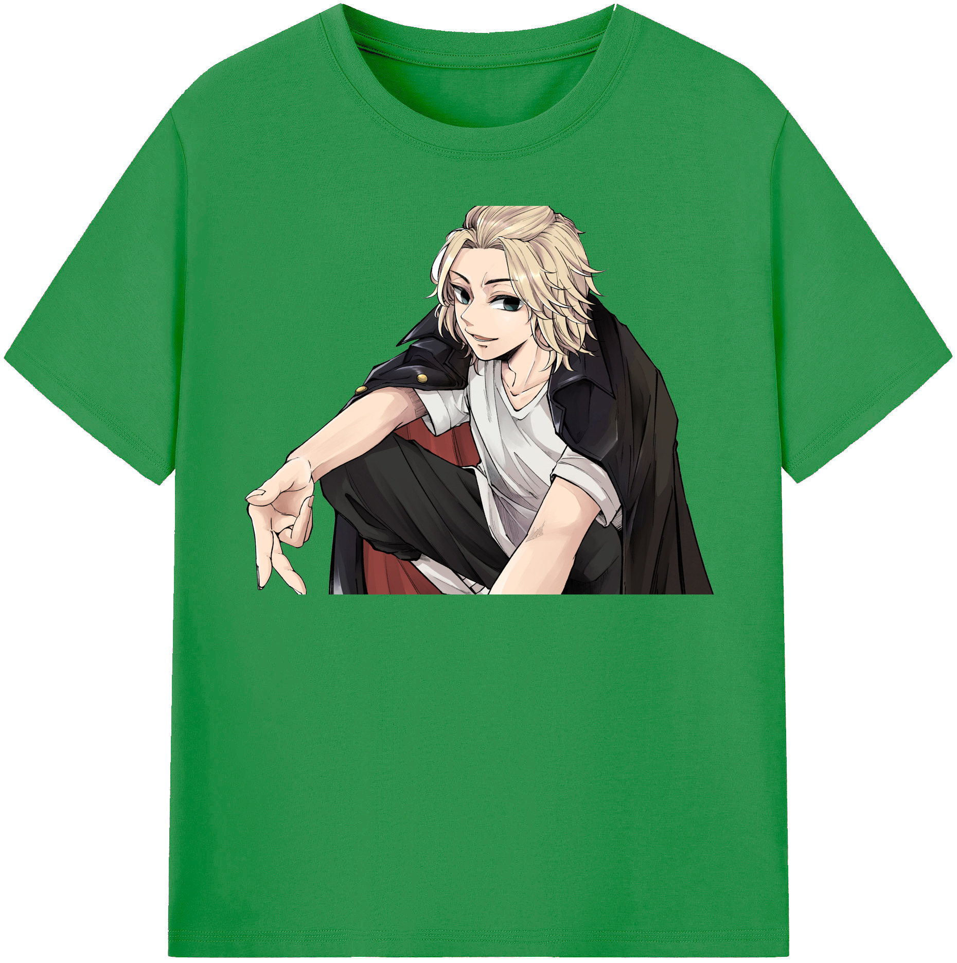 （画像用） 東京リベンジャーズ Tokyo Revengers レディースカジュアルプリントTシャツ（綿100％）