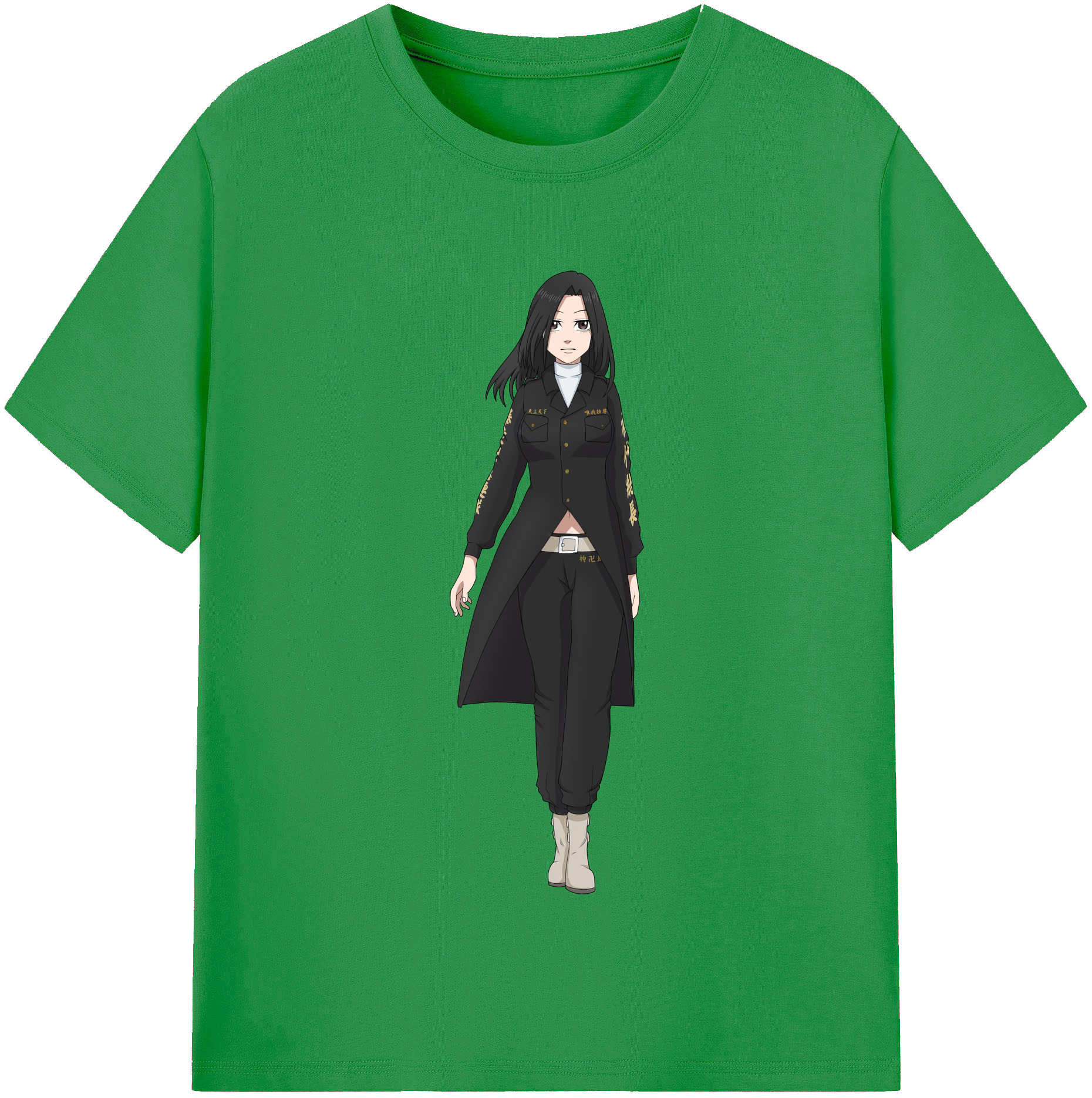 （画像用） 東京リベンジャーズ Tokyo Revengers レディースカジュアルプリントTシャツ（綿100％）