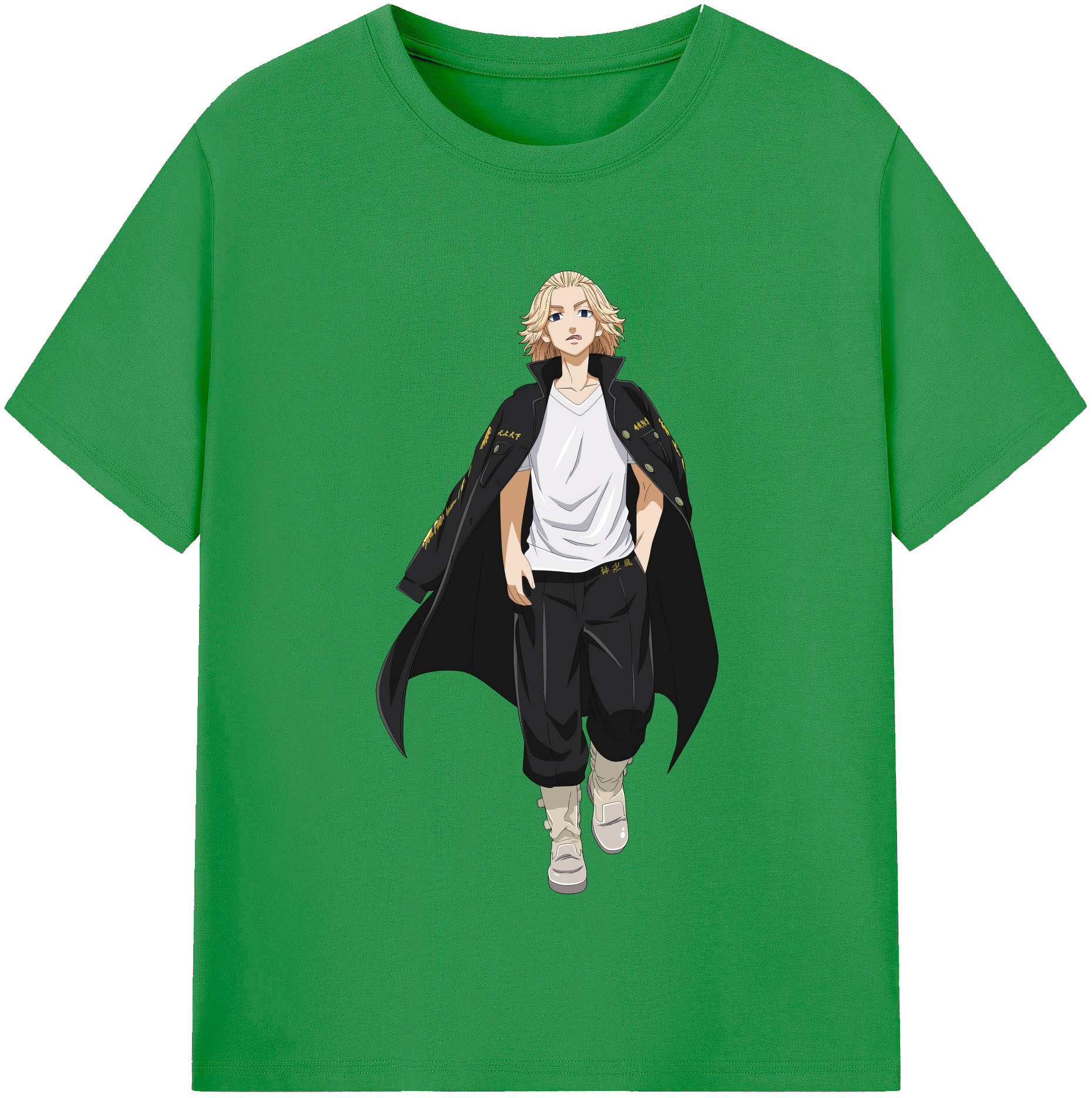（画像用） 東京リベンジャーズ Tokyo Revengers レディースカジュアルプリントTシャツ（綿100％）