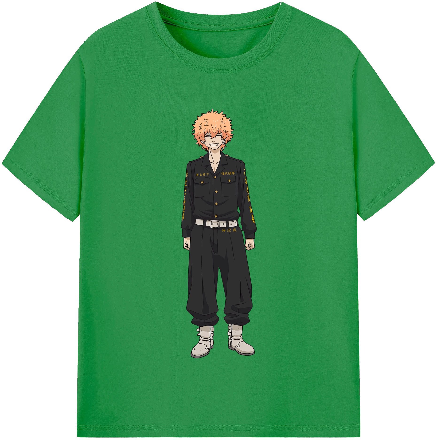（画像用） 東京リベンジャーズ Tokyo Revengers レディースカジュアルプリントTシャツ（綿100％）