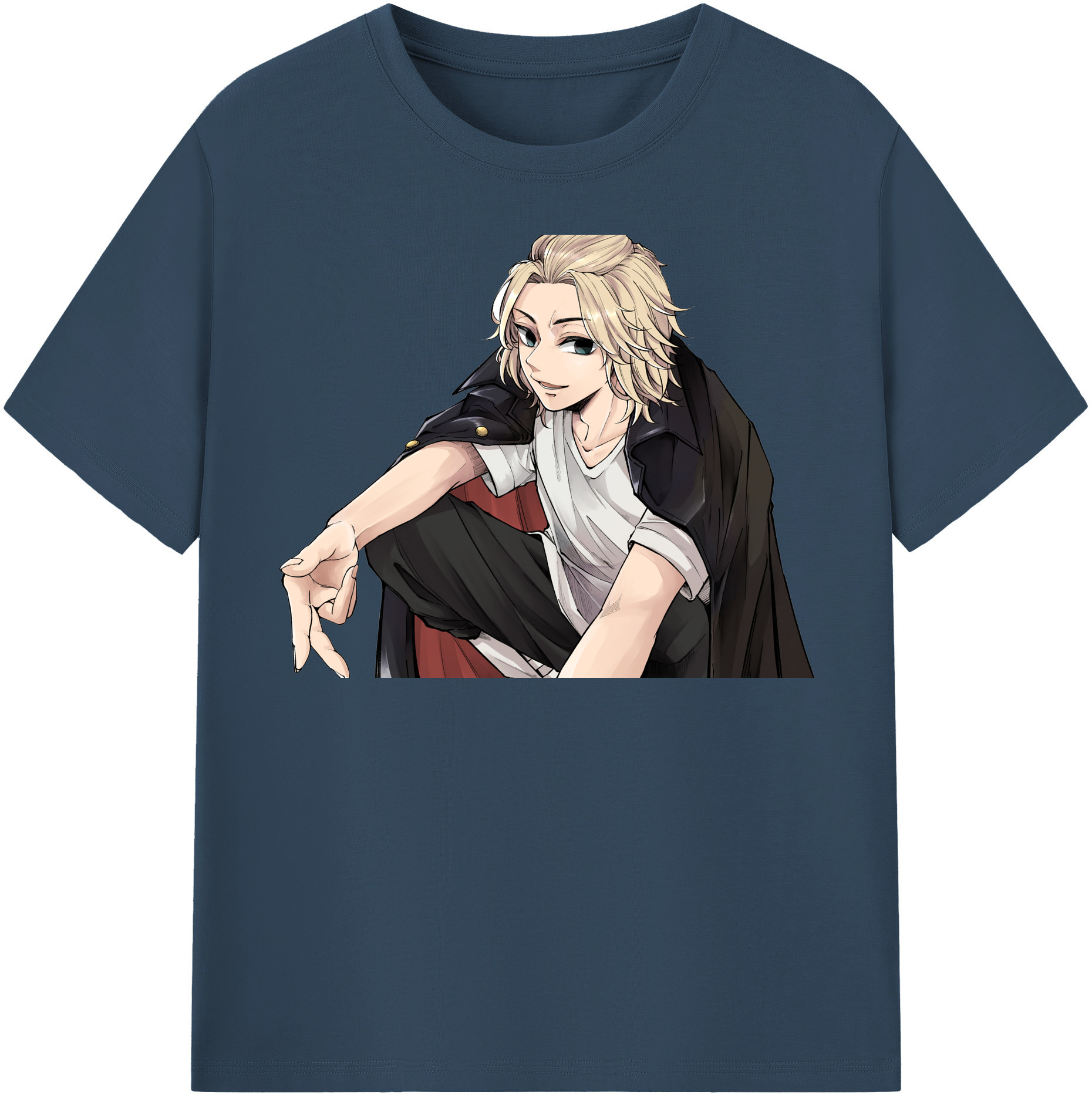 （画像用） 東京リベンジャーズ Tokyo Revengers レディースカジュアルプリントTシャツ（綿100％）