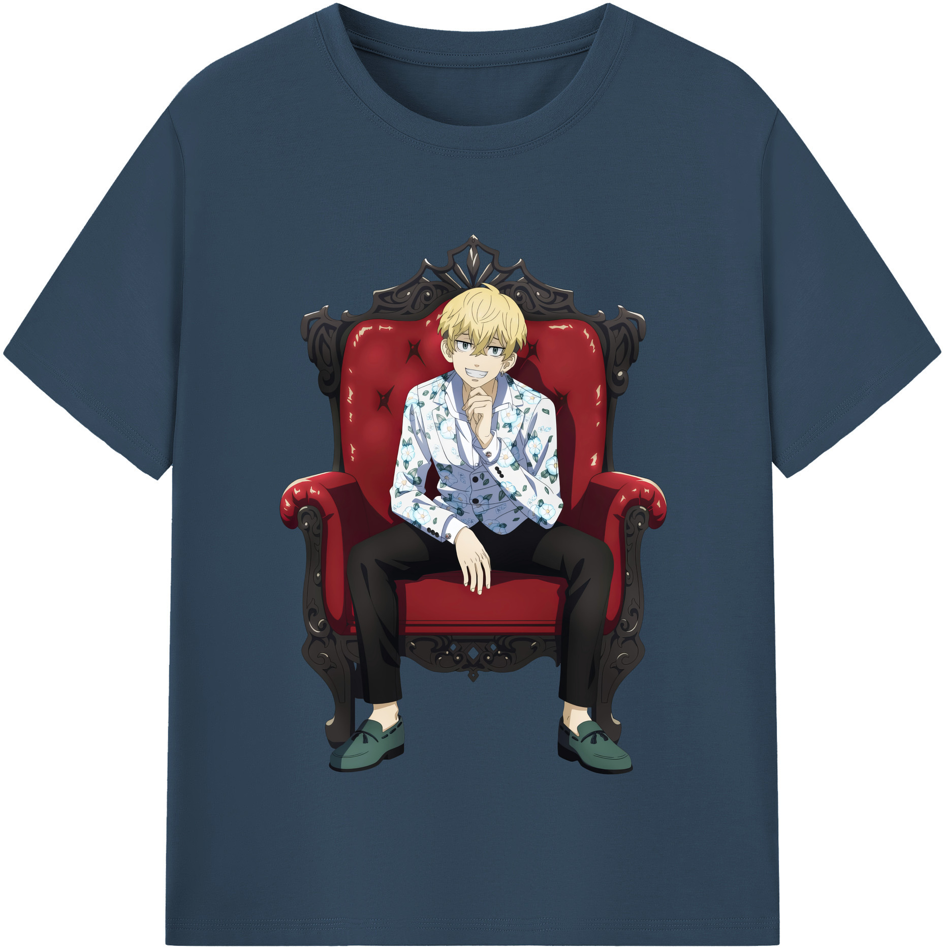 （画像用） 東京リベンジャーズ Tokyo Revengers レディースカジュアルプリントTシャツ（綿100％）