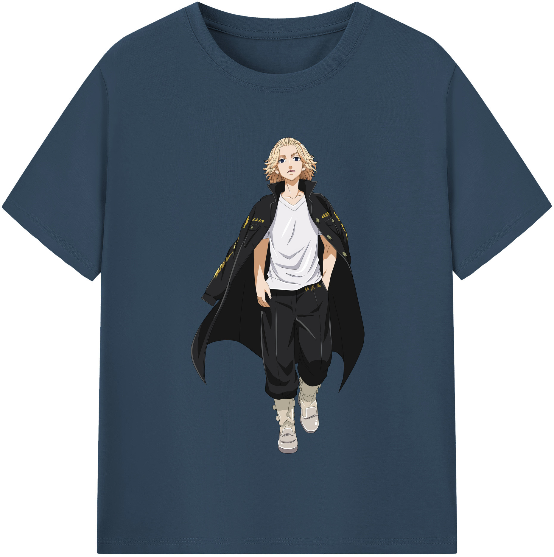 （画像用） 東京リベンジャーズ Tokyo Revengers レディースカジュアルプリントTシャツ（綿100％）