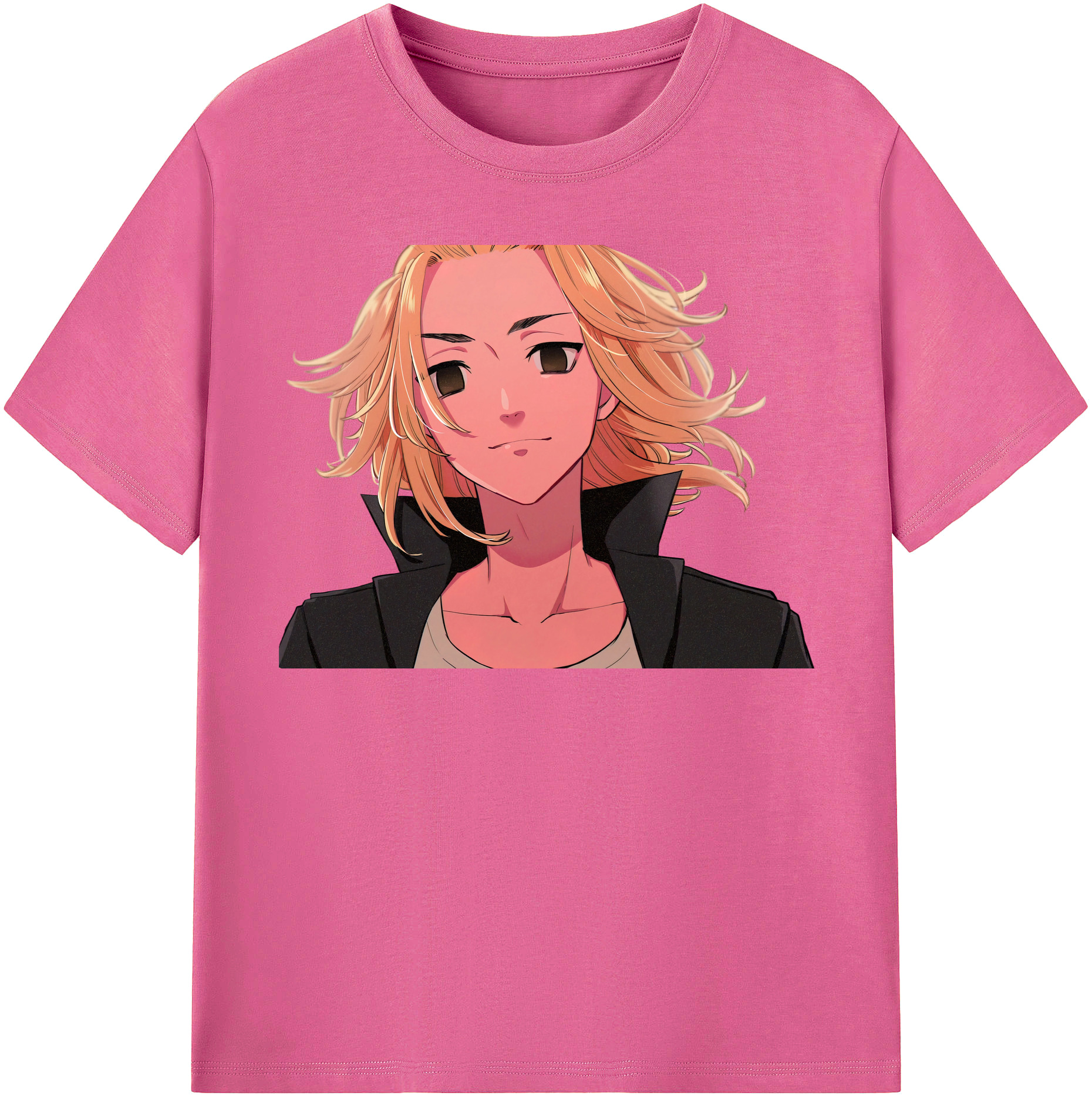 （画像用） 東京リベンジャーズ Tokyo Revengers レディースカジュアルプリントTシャツ（綿100％）