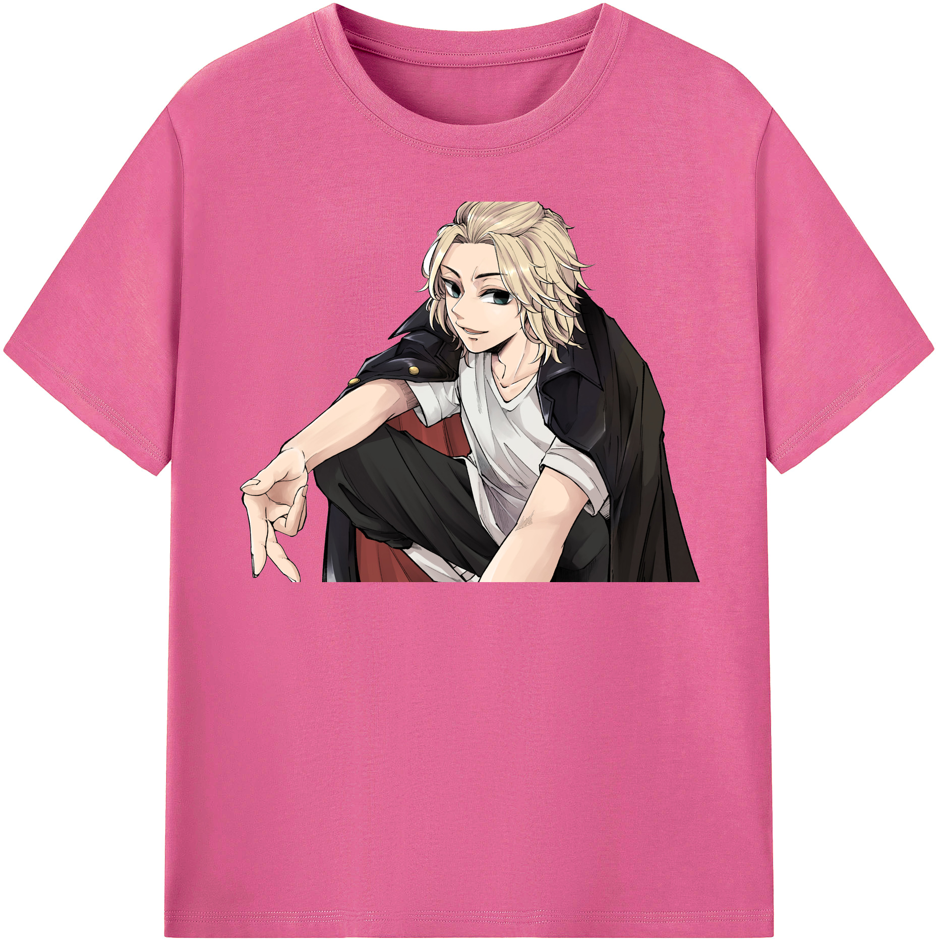 （画像用） 東京リベンジャーズ Tokyo Revengers レディースカジュアルプリントTシャツ（綿100％）