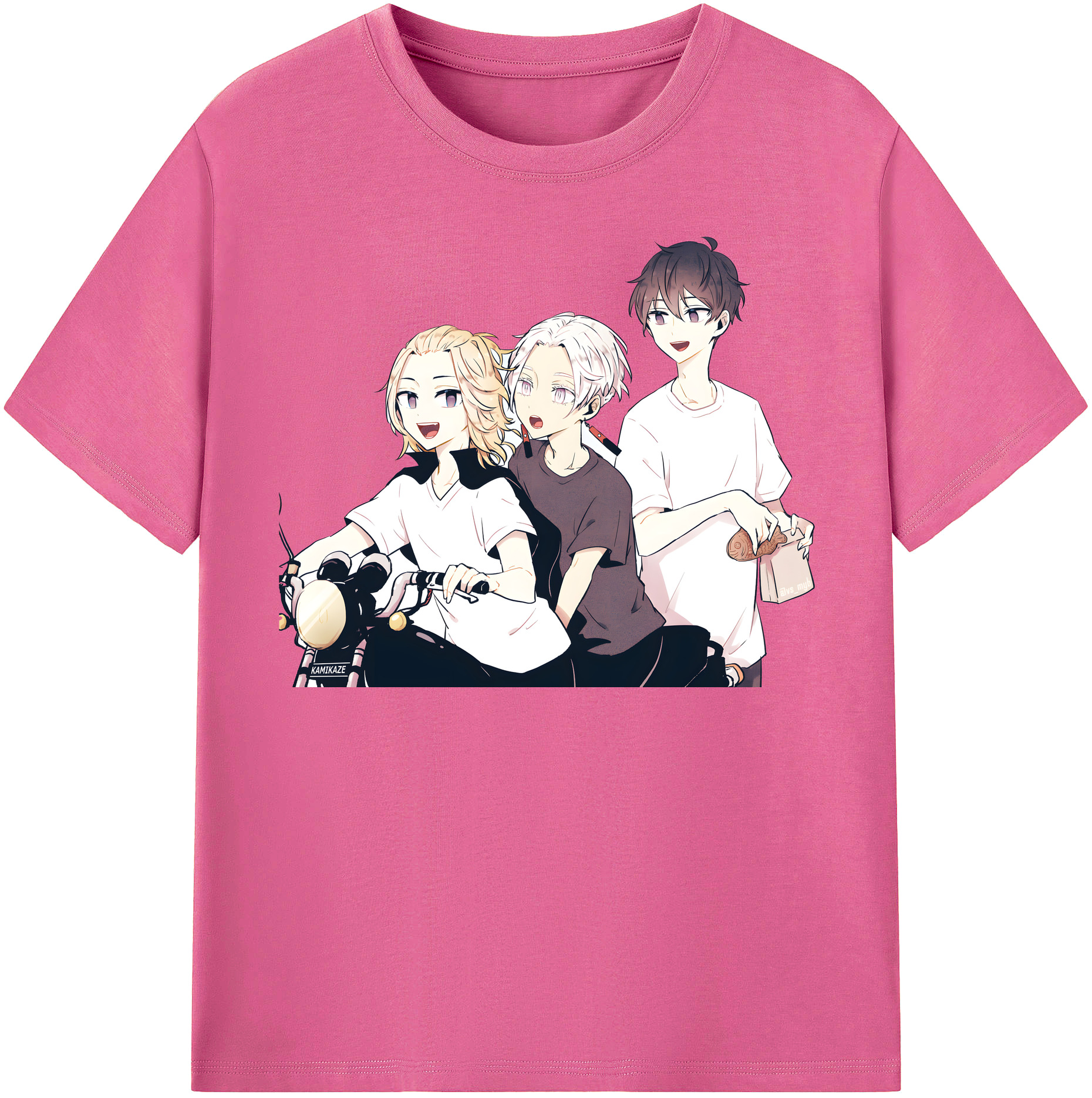（画像用） 東京リベンジャーズ Tokyo Revengers レディースカジュアルプリントTシャツ（綿100％）