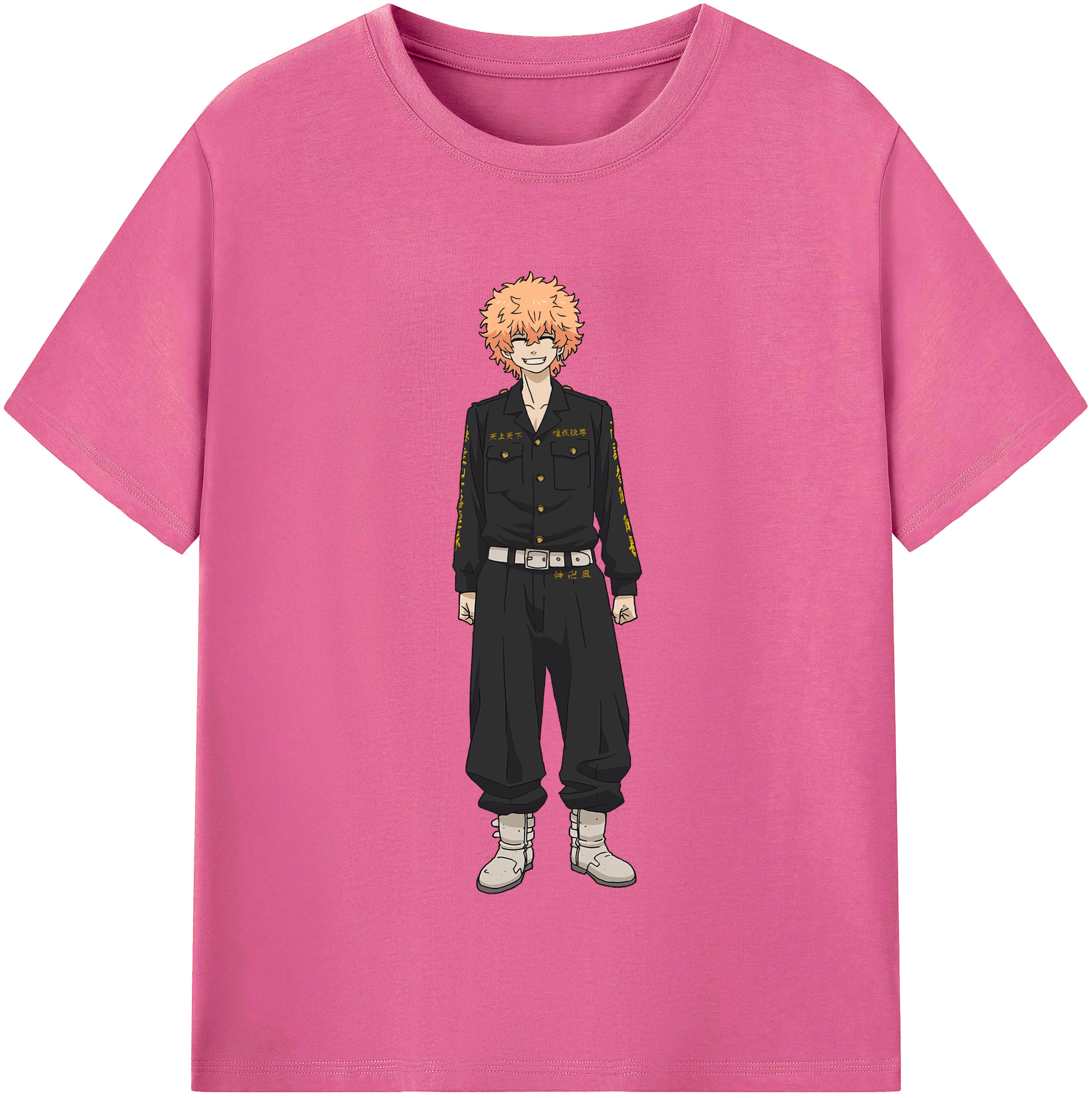 （画像用） 東京リベンジャーズ Tokyo Revengers レディースカジュアルプリントTシャツ（綿100％）
