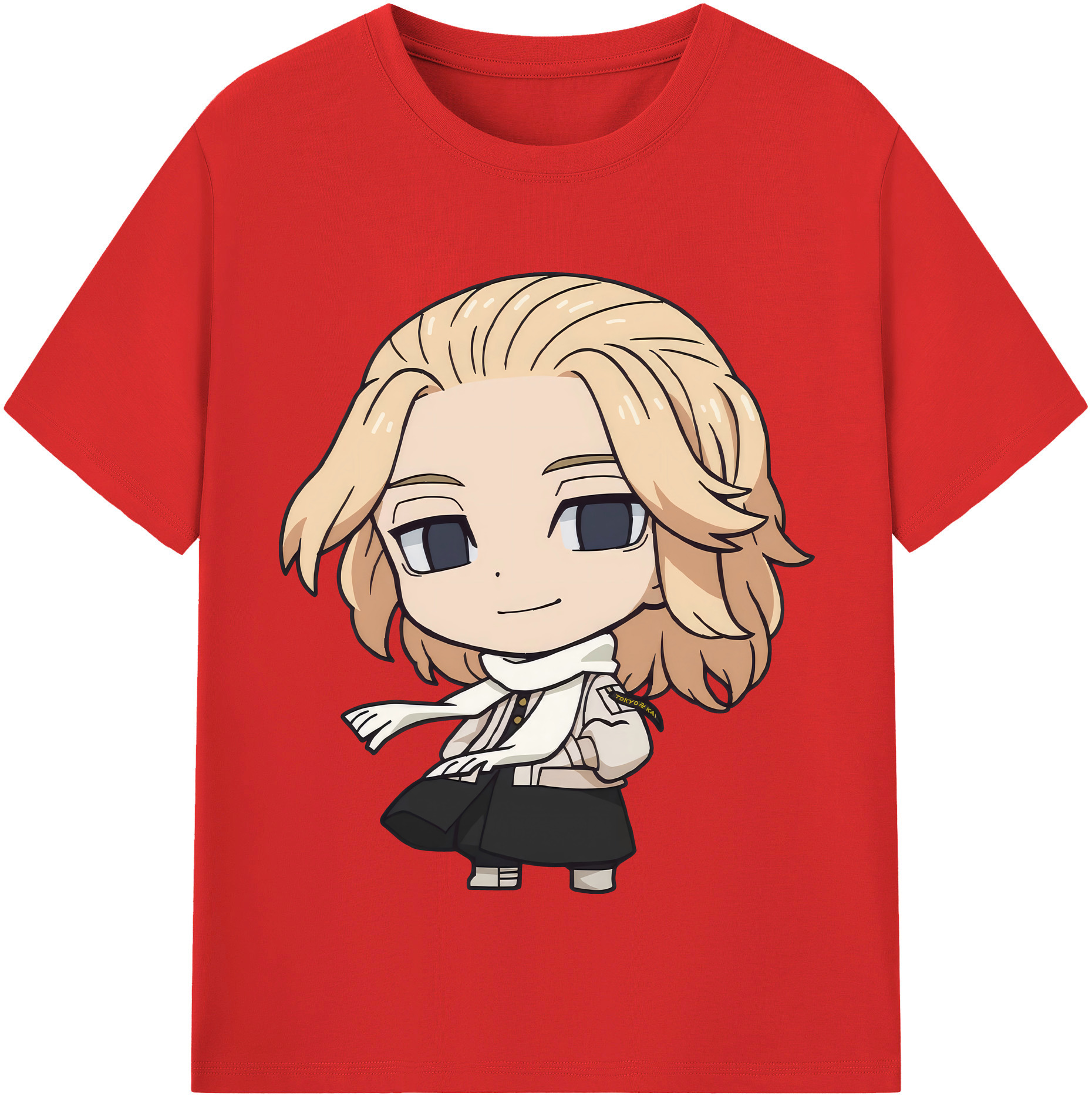 （画像用） 東京リベンジャーズ Tokyo Revengers レディースカジュアルプリントTシャツ（綿100％）