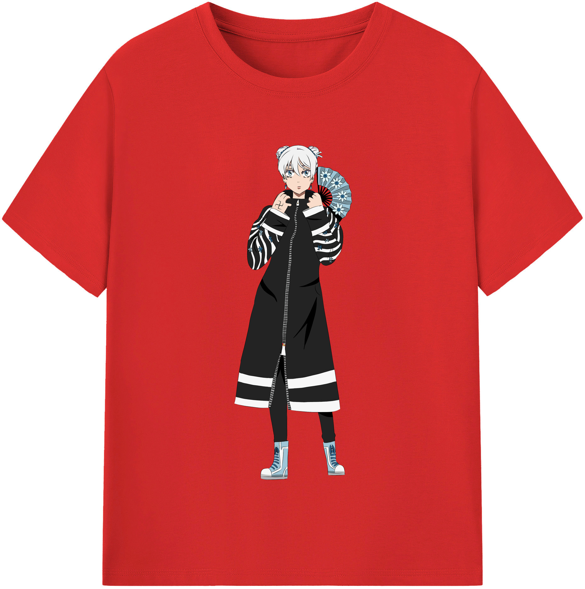 （画像用） 東京リベンジャーズ Tokyo Revengers レディースカジュアルプリントTシャツ（綿100％）
