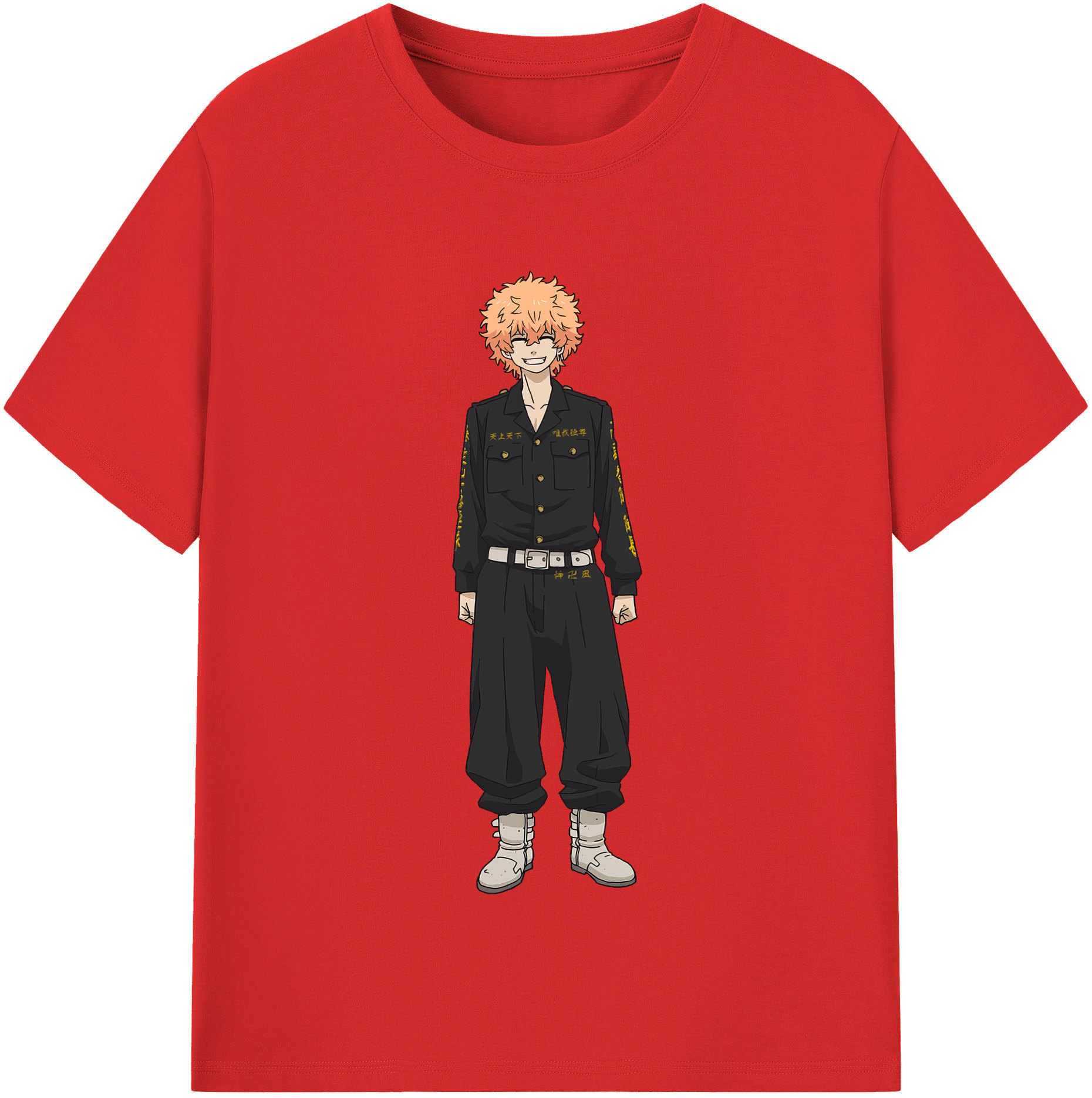 （画像用） 東京リベンジャーズ Tokyo Revengers レディースカジュアルプリントTシャツ（綿100％）