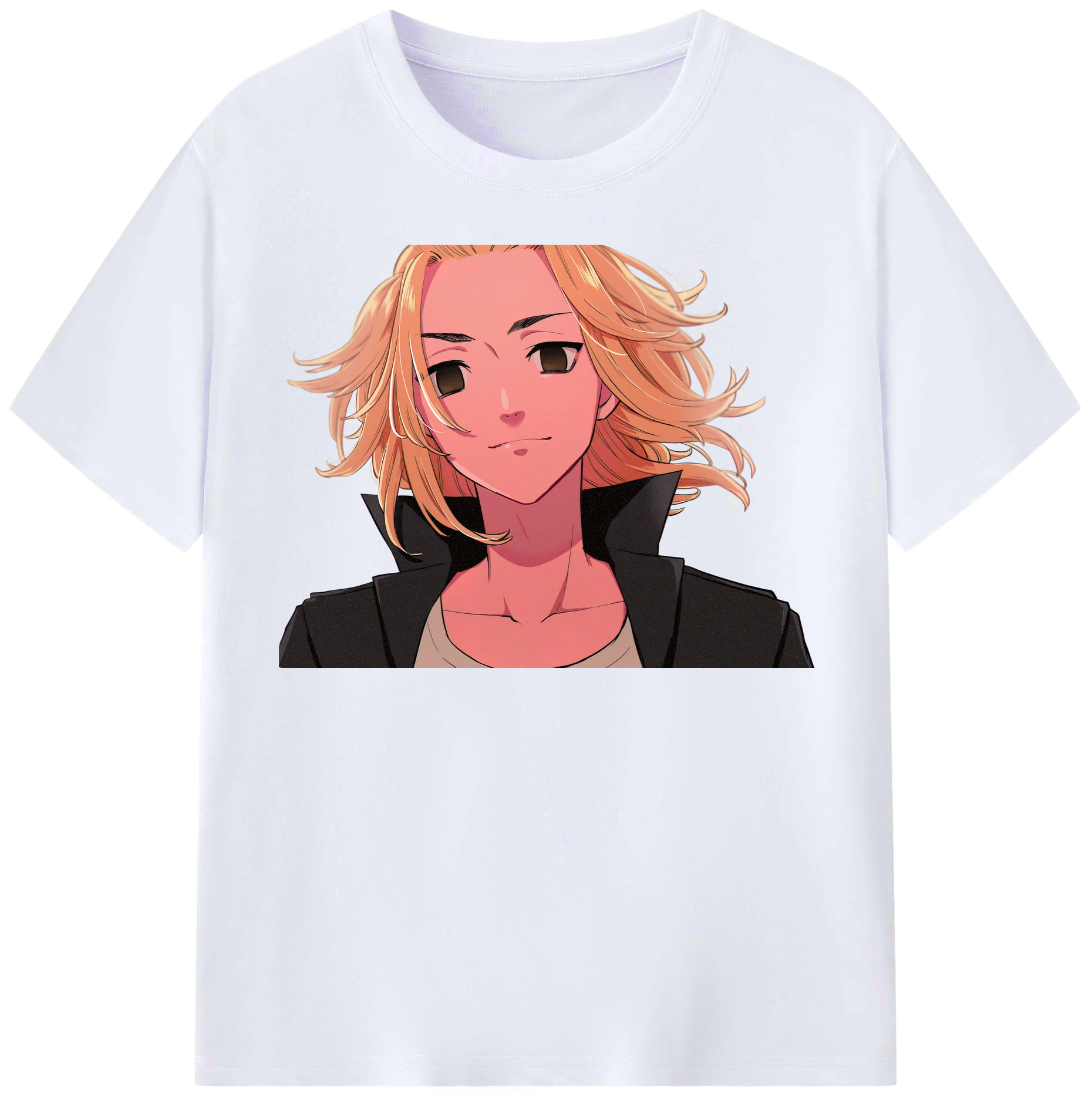（画像用） 東京リベンジャーズ Tokyo Revengers レディースカジュアルプリントTシャツ（綿100％）