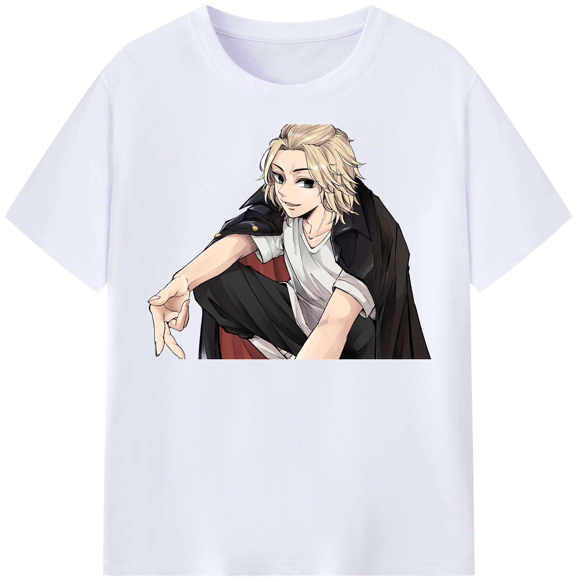 （画像用） 東京リベンジャーズ Tokyo Revengers レディースカジュアルプリントTシャツ（綿100％）