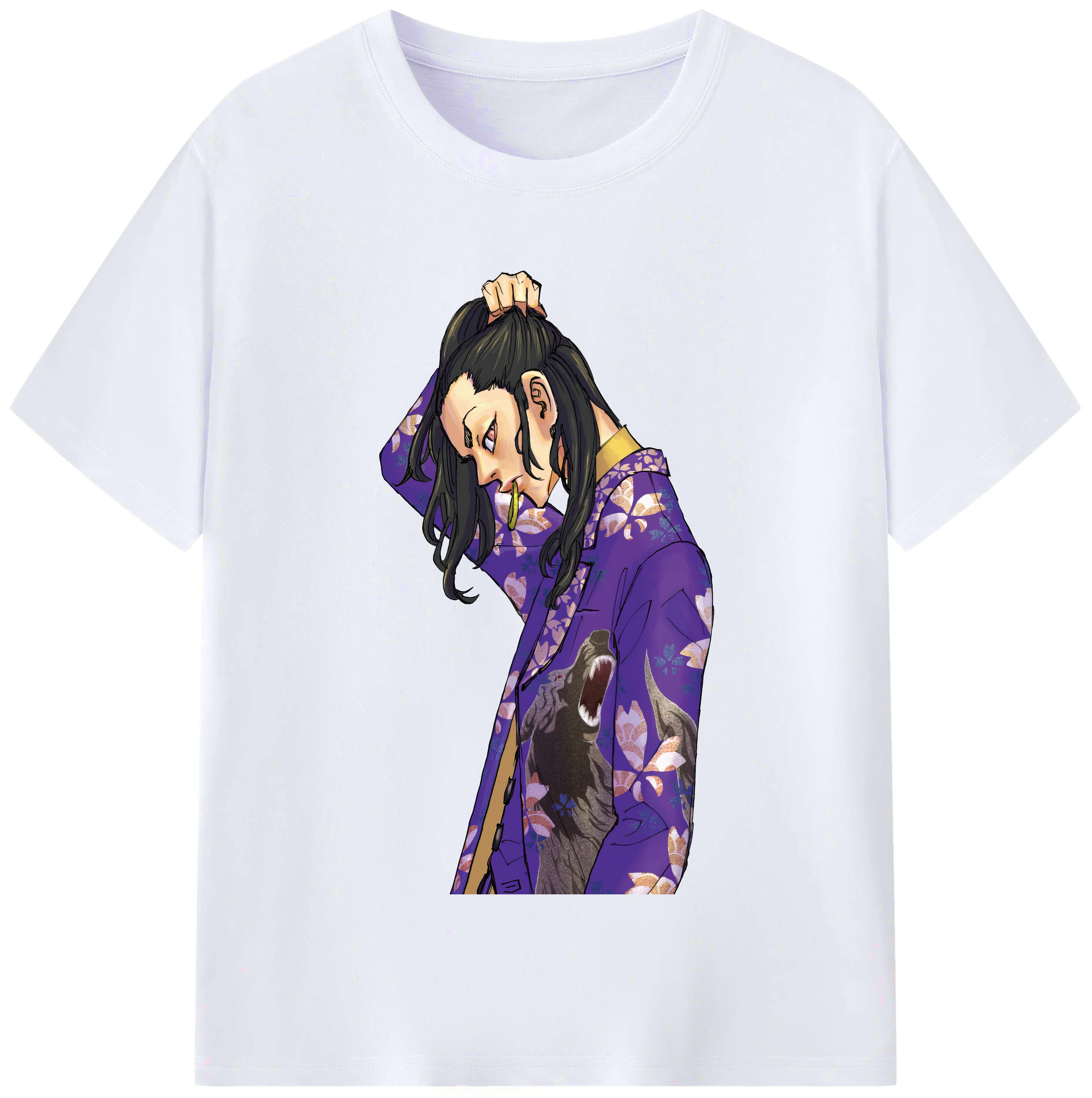 （画像用） 東京リベンジャーズ Tokyo Revengers レディースカジュアルプリントTシャツ（綿100％）