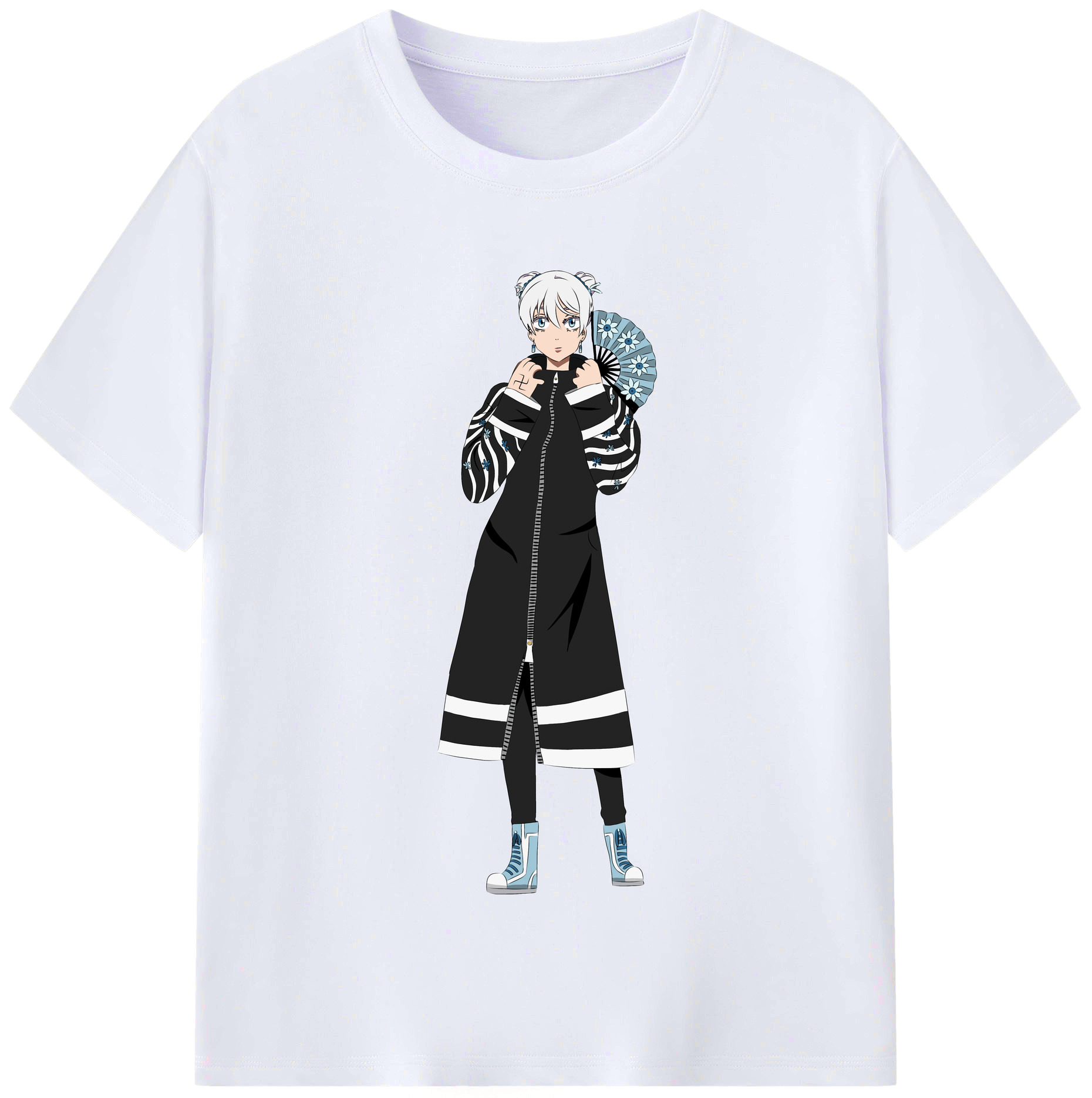 （画像用） 東京リベンジャーズ Tokyo Revengers レディースカジュアルプリントTシャツ（綿100％）