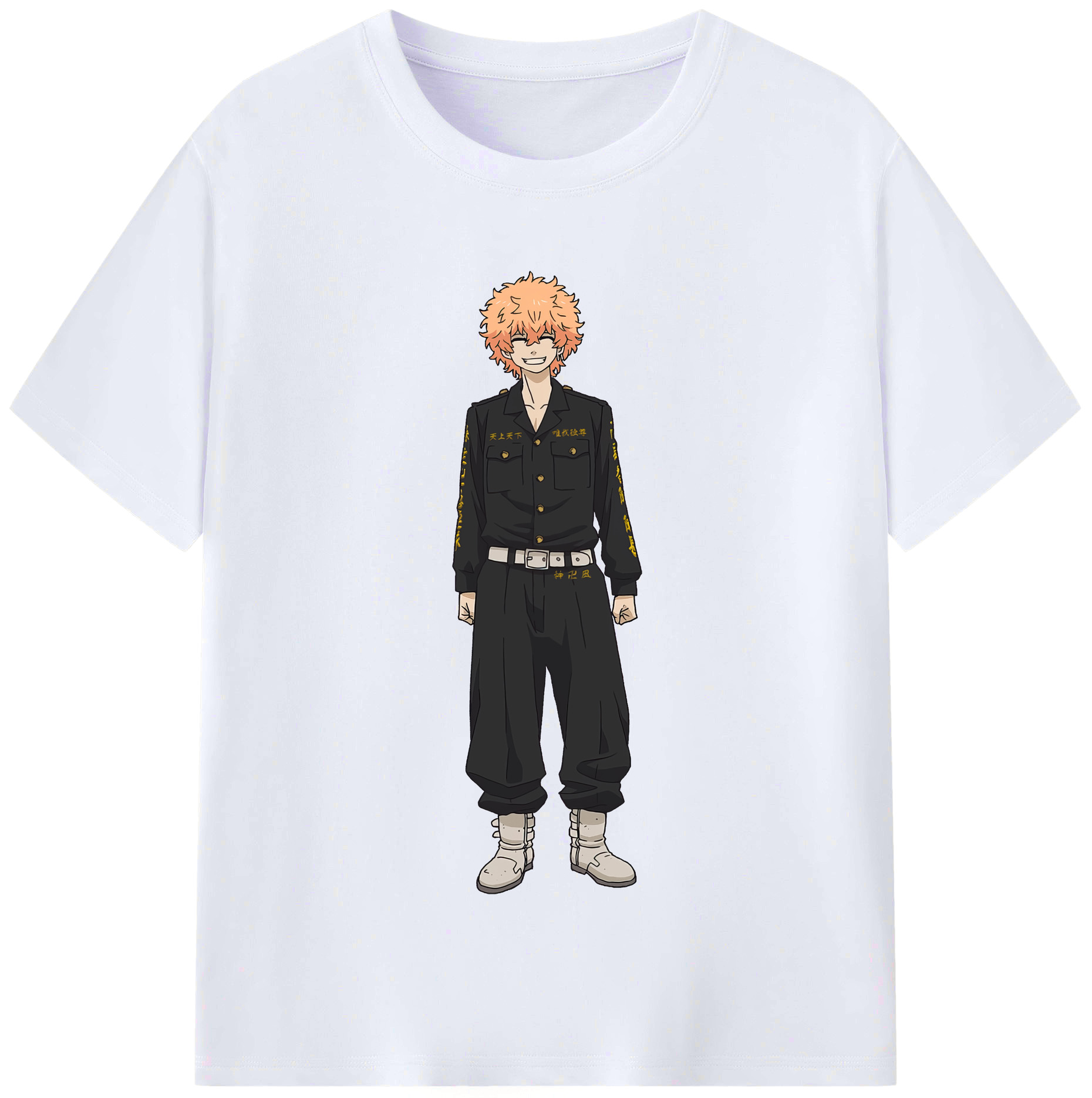 （画像用） 東京リベンジャーズ Tokyo Revengers レディースカジュアルプリントTシャツ（綿100％）