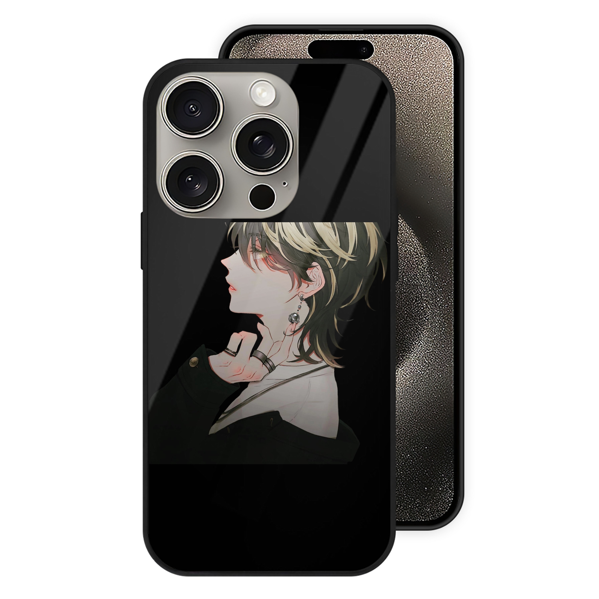 （画像用） 東京リベンジャーズ Tokyo Revengers 【iPhone15Pro対応】スマホケース 耐衝撃＆黄変防止 背面ガラス