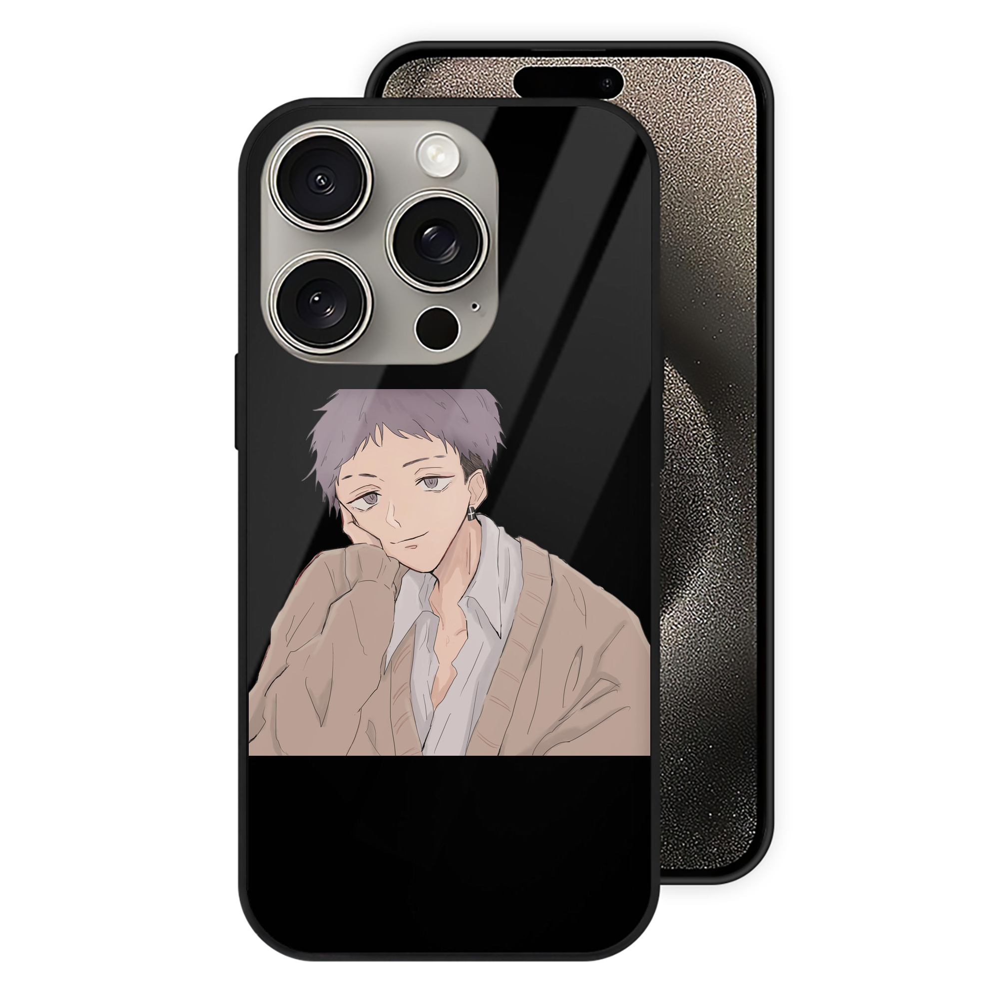 （画像用） 東京リベンジャーズ Tokyo Revengers 【iPhone15Pro対応】スマホケース 耐衝撃＆黄変防止 背面ガラス