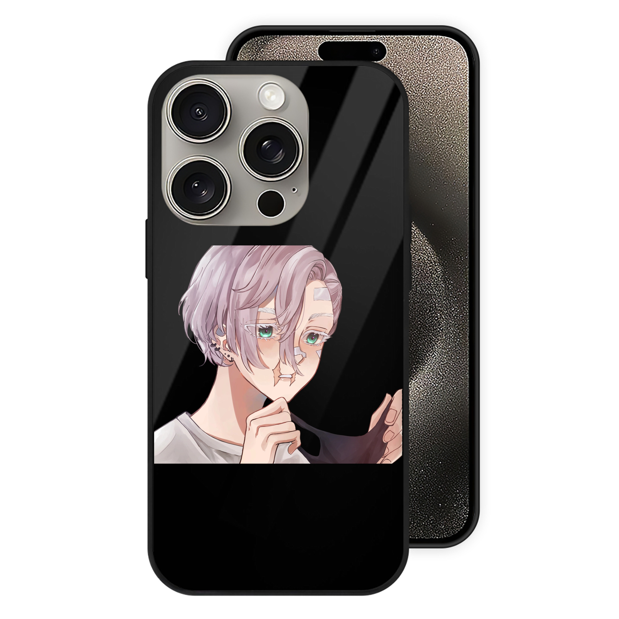 （画像用） 東京リベンジャーズ Tokyo Revengers 【iPhone15Pro対応】スマホケース 耐衝撃＆黄変防止 背面ガラス