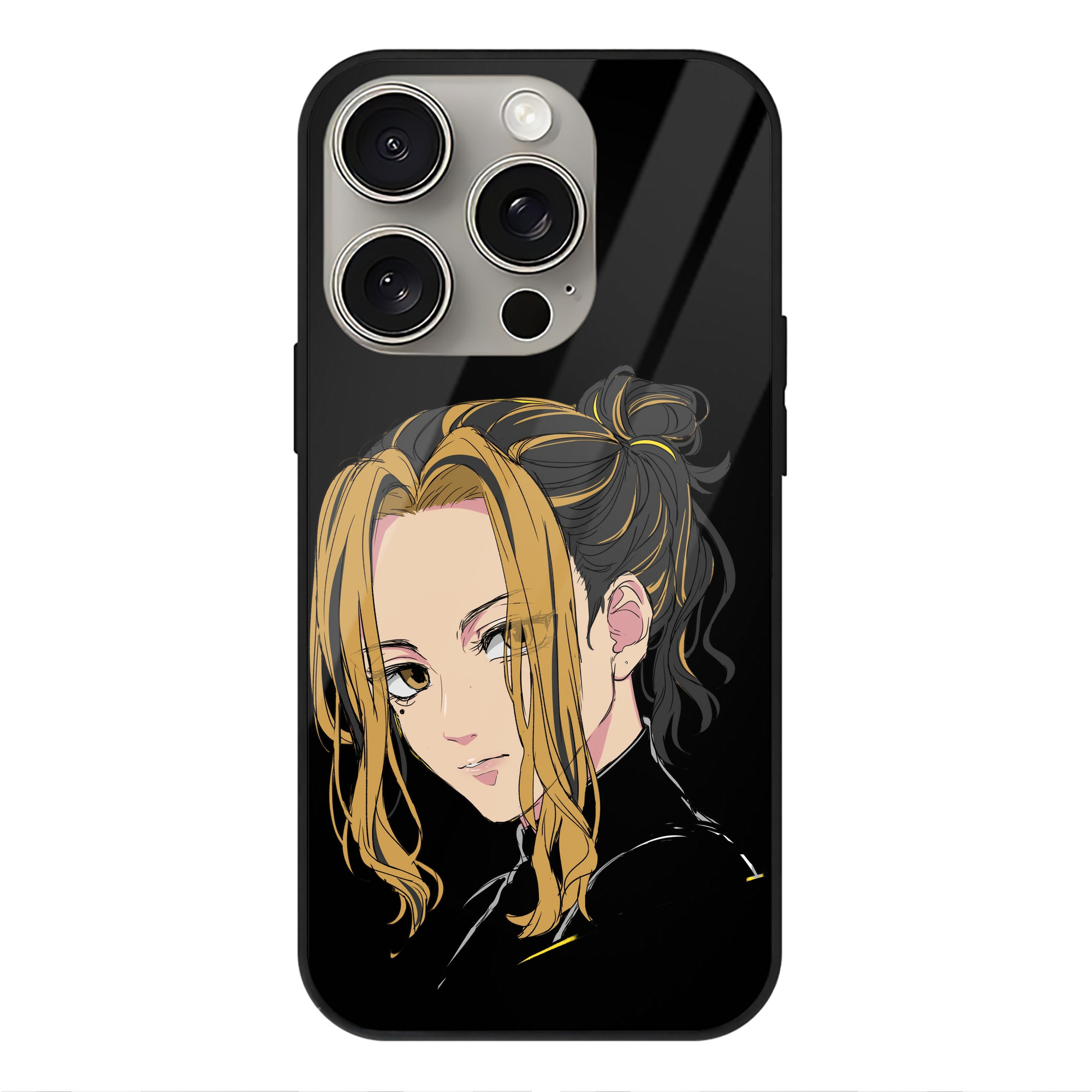 （画像用） 東京リベンジャーズ Tokyo Revengers 【iPhone15Pro対応】スマホケース 耐衝撃＆黄変防止 背面ガラス