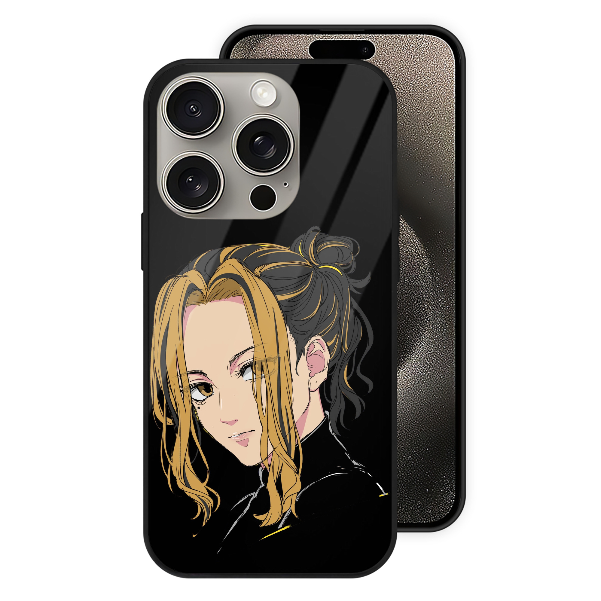 （画像用） 東京リベンジャーズ Tokyo Revengers 【iPhone15Pro対応】スマホケース 耐衝撃＆黄変防止 背面ガラス