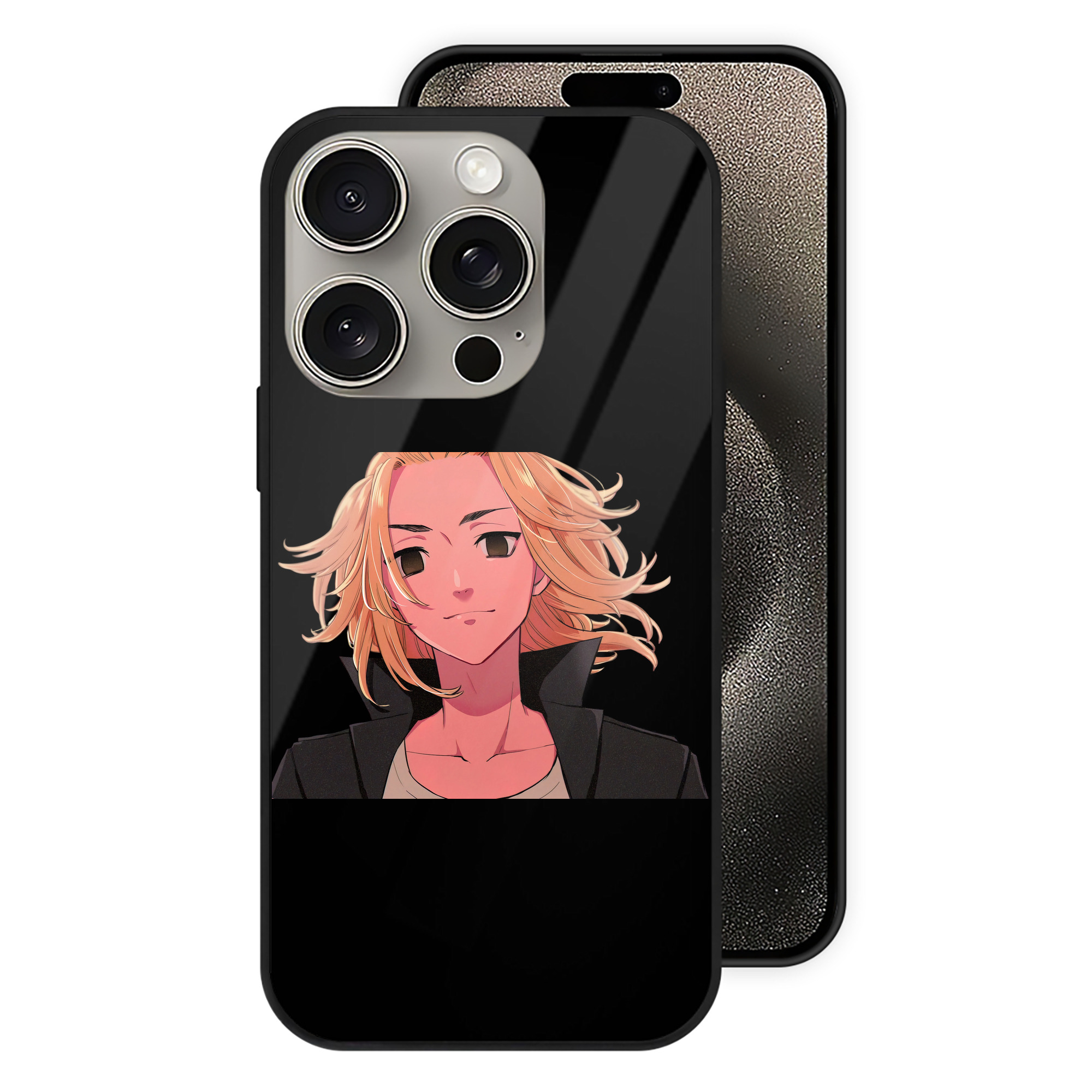 （画像用） 東京リベンジャーズ Tokyo Revengers 【iPhone15Pro対応】スマホケース 耐衝撃＆黄変防止 背面ガラス