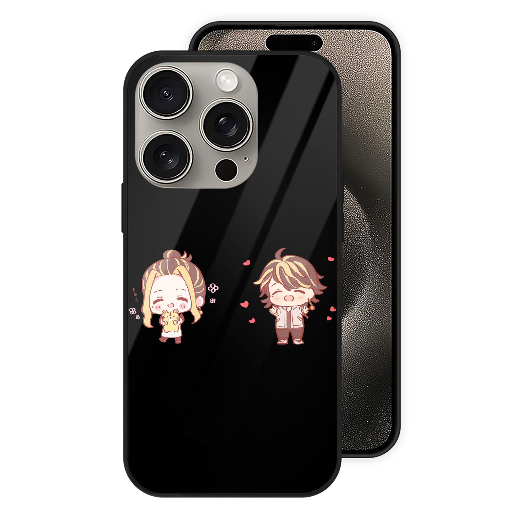 （画像用） 東京リベンジャーズ Tokyo Revengers 【iPhone15Pro対応】スマホケース 耐衝撃＆黄変防止 背面ガラス