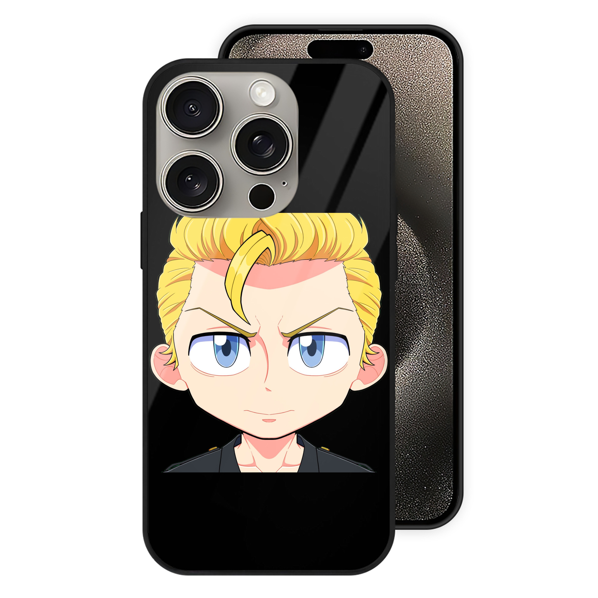 （画像用） 東京リベンジャーズ Tokyo Revengers 【iPhone15Pro対応】スマホケース 耐衝撃＆黄変防止 背面ガラス