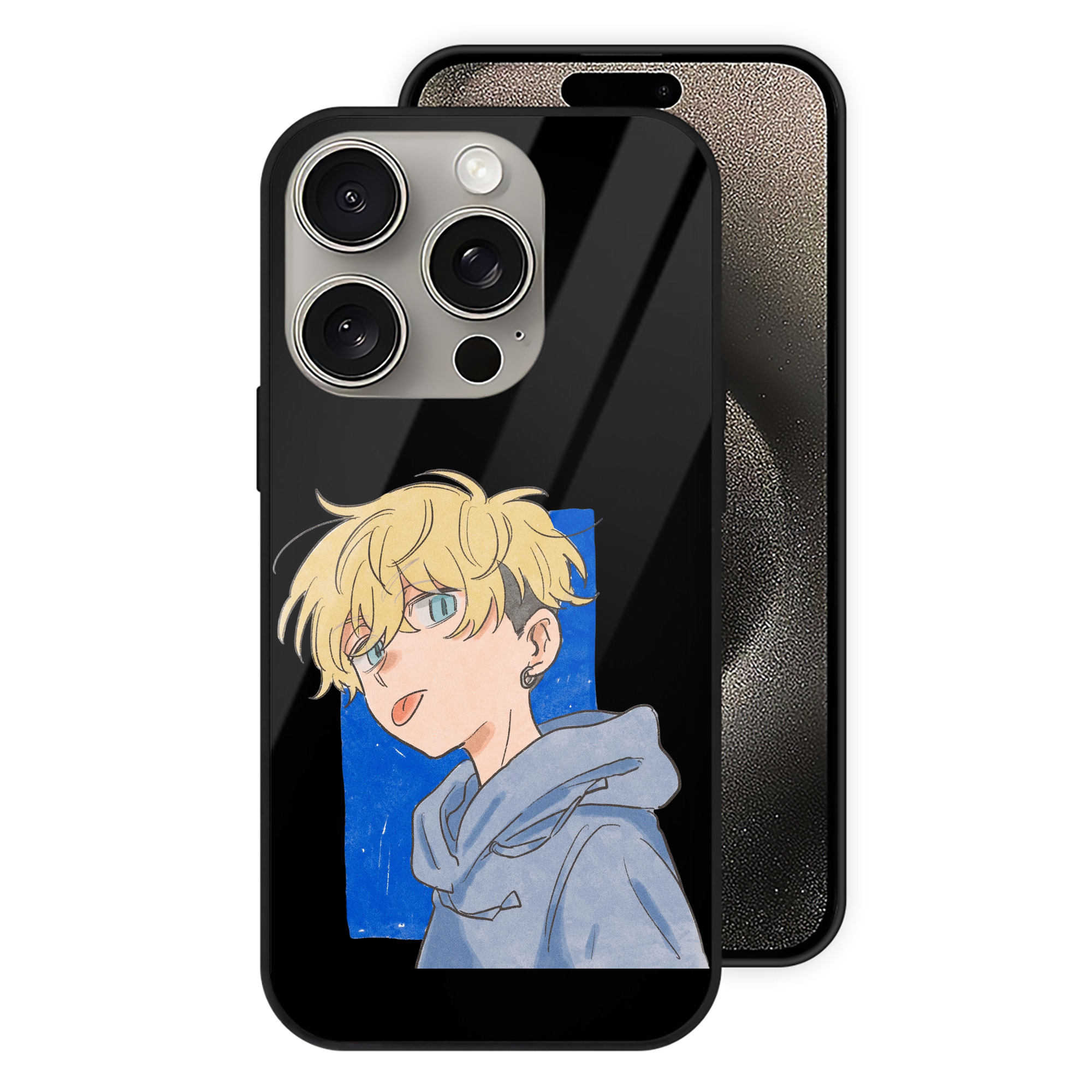 （画像用） 東京リベンジャーズ Tokyo Revengers 【iPhone15Pro対応】スマホケース 耐衝撃＆黄変防止 背面ガラス