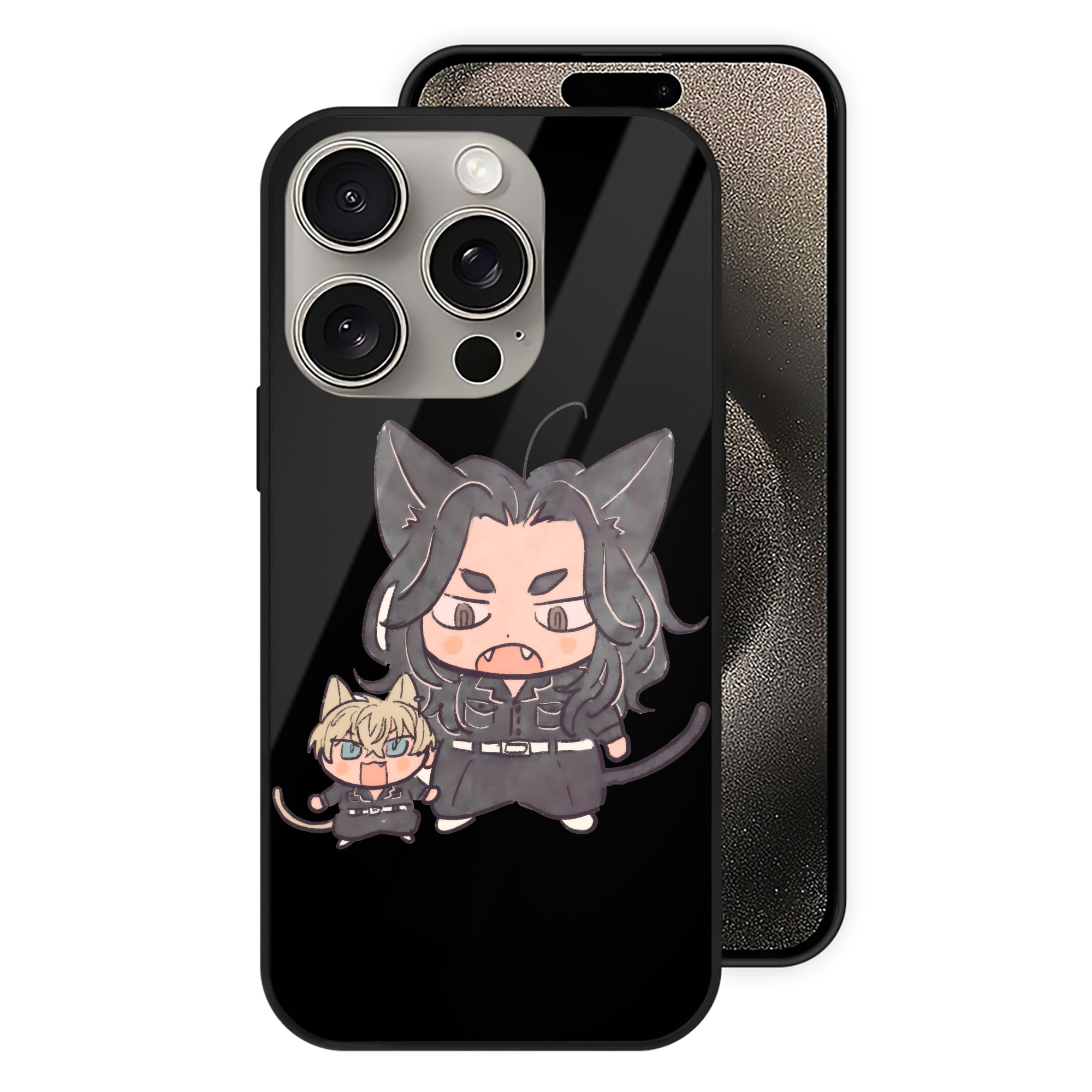 （画像用） 東京リベンジャーズ Tokyo Revengers 【iPhone15Pro対応】スマホケース 耐衝撃＆黄変防止 背面ガラス