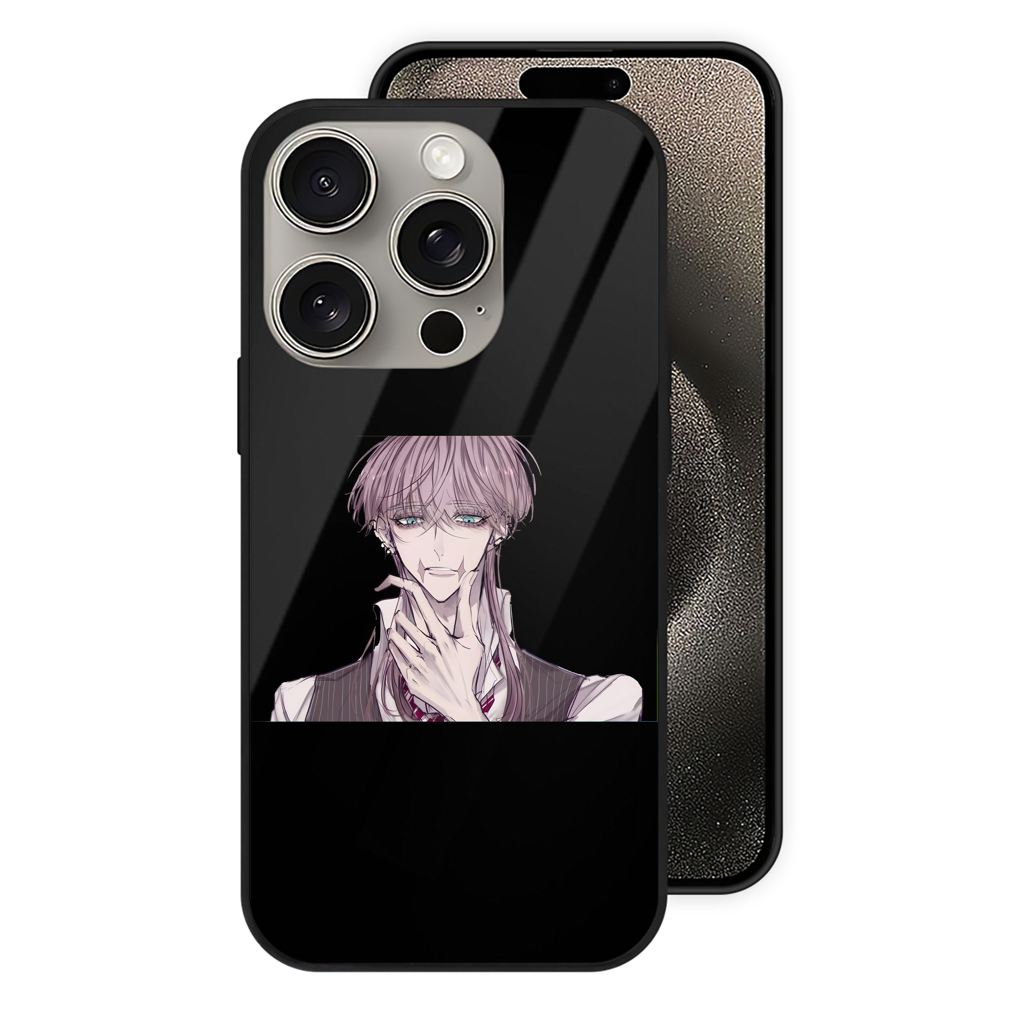 東京リベンジャーズ Tokyo Revengers 【iPhone15Pro対応】スマホケース 耐衝撃＆黄変防止 背面ガラス